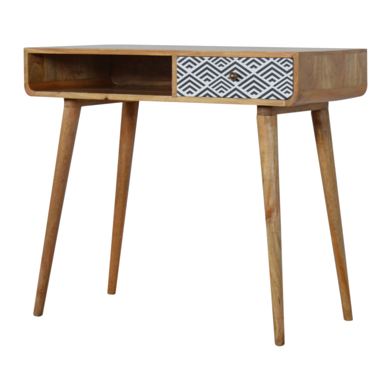Monochrome Print Writing Desk - Image 2