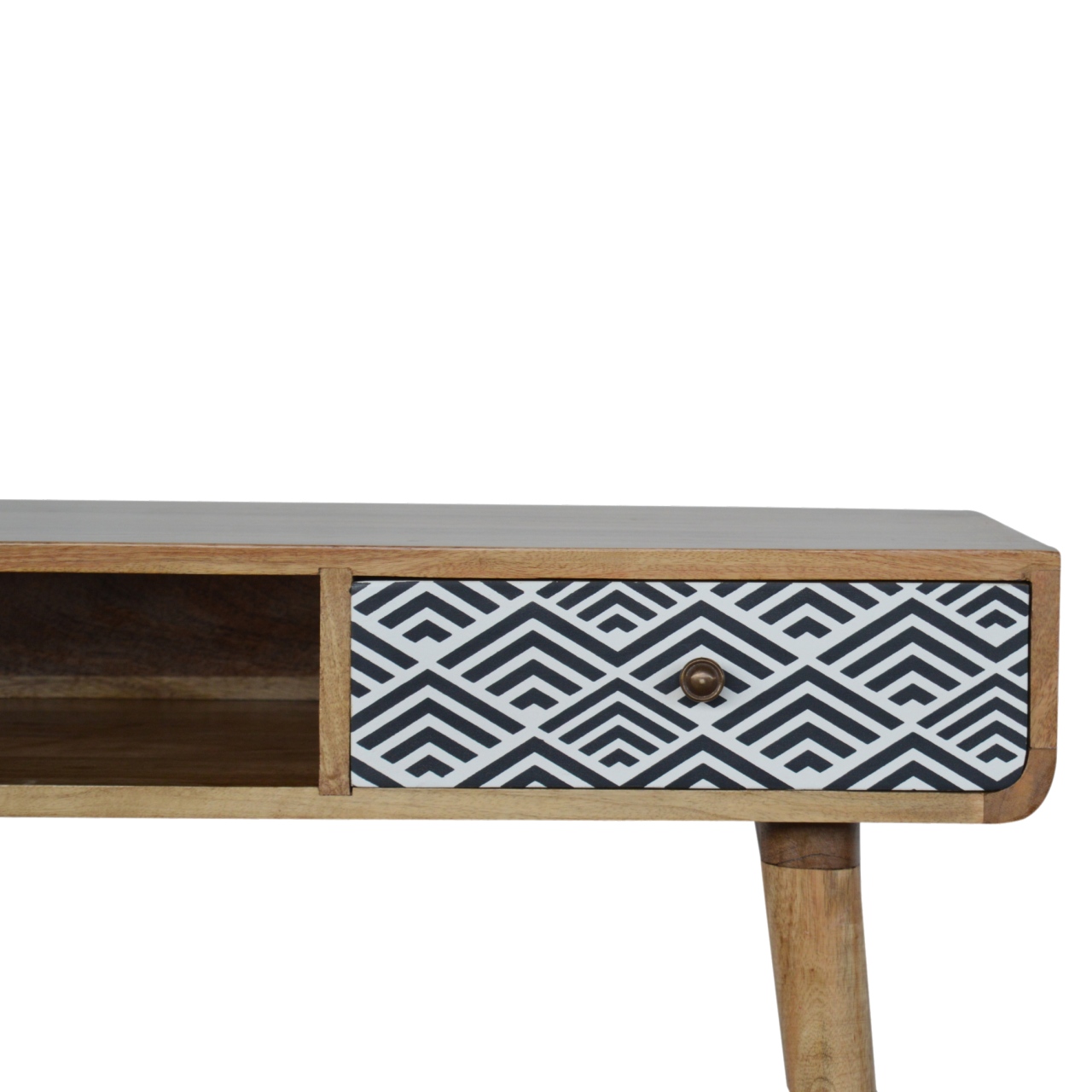 Monochrome Print Writing Desk - Image 3