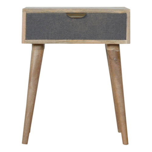 Grey Tweed Bedside - Image 10