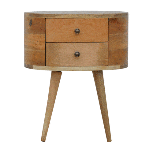 Rounded Bedside Table - Image 10