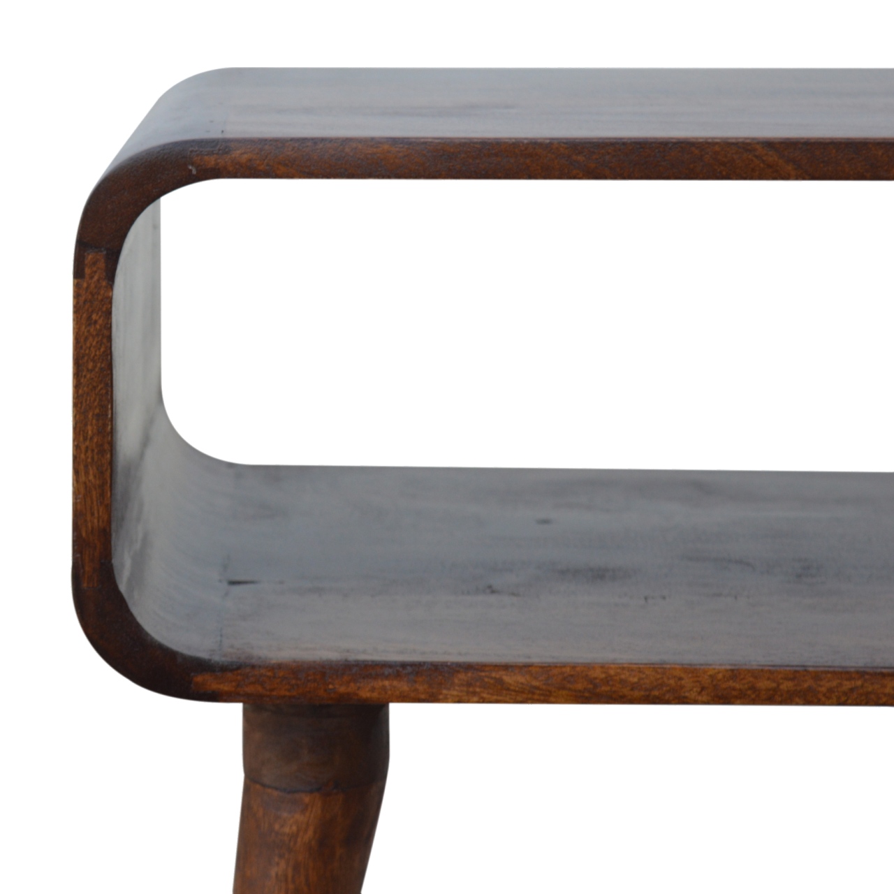 Curved Open Chestnut Bedside - Image 5