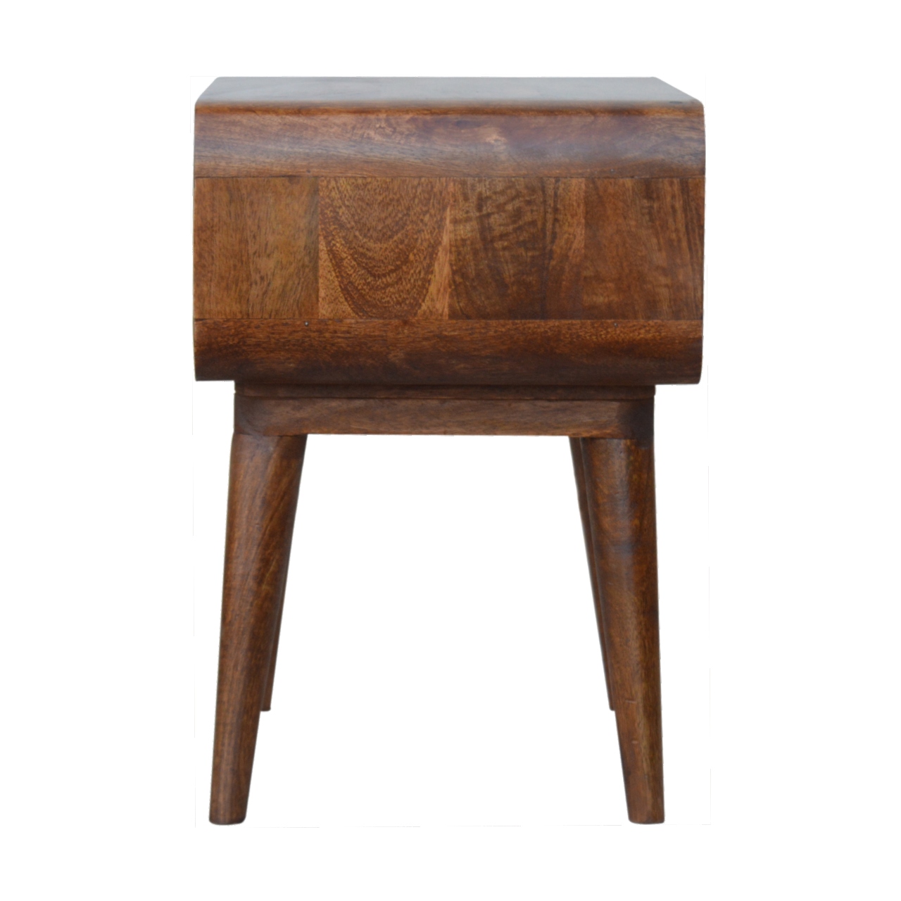 Curved Open Chestnut Bedside - Image 9