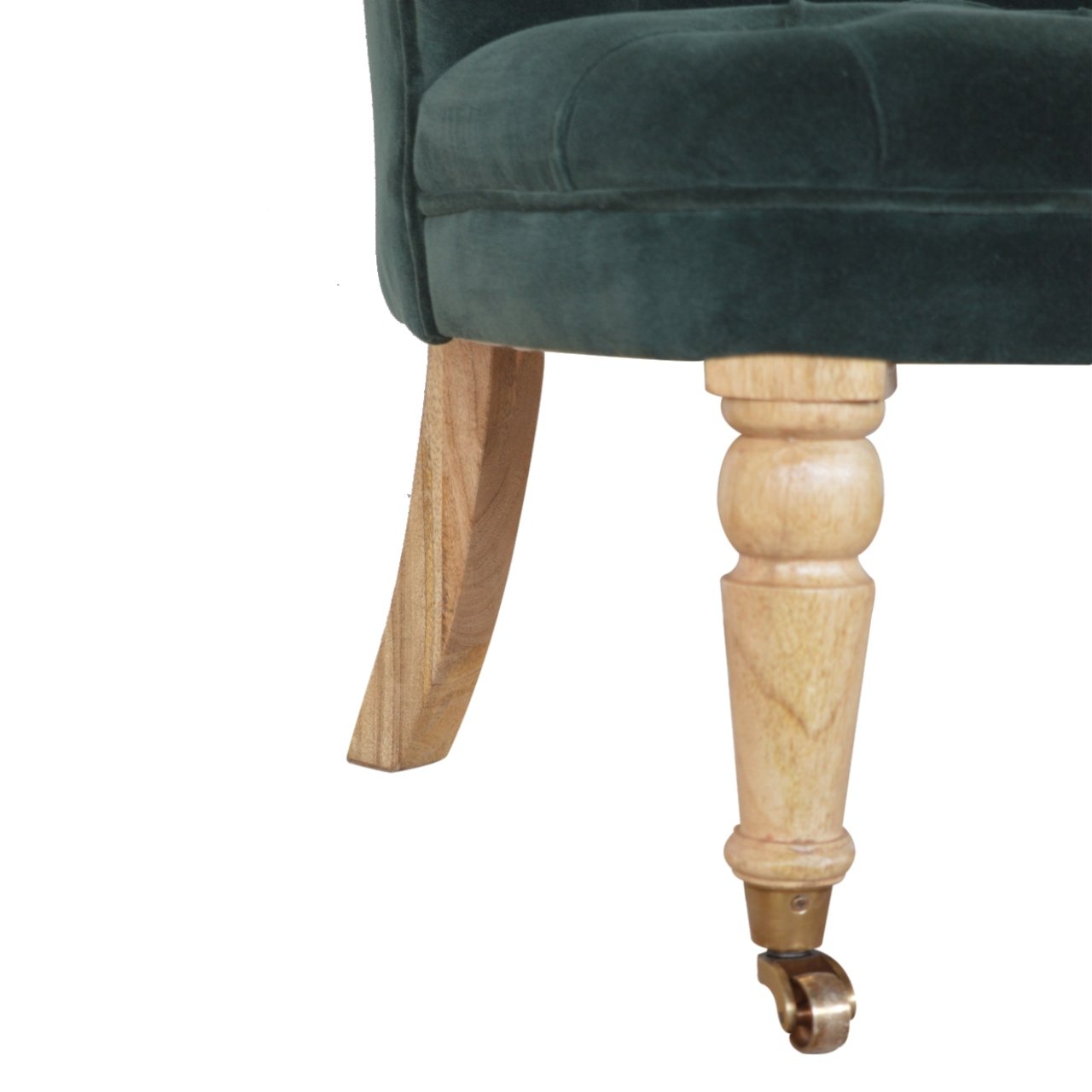 Emerald Velvet Accent Chair - Image 5