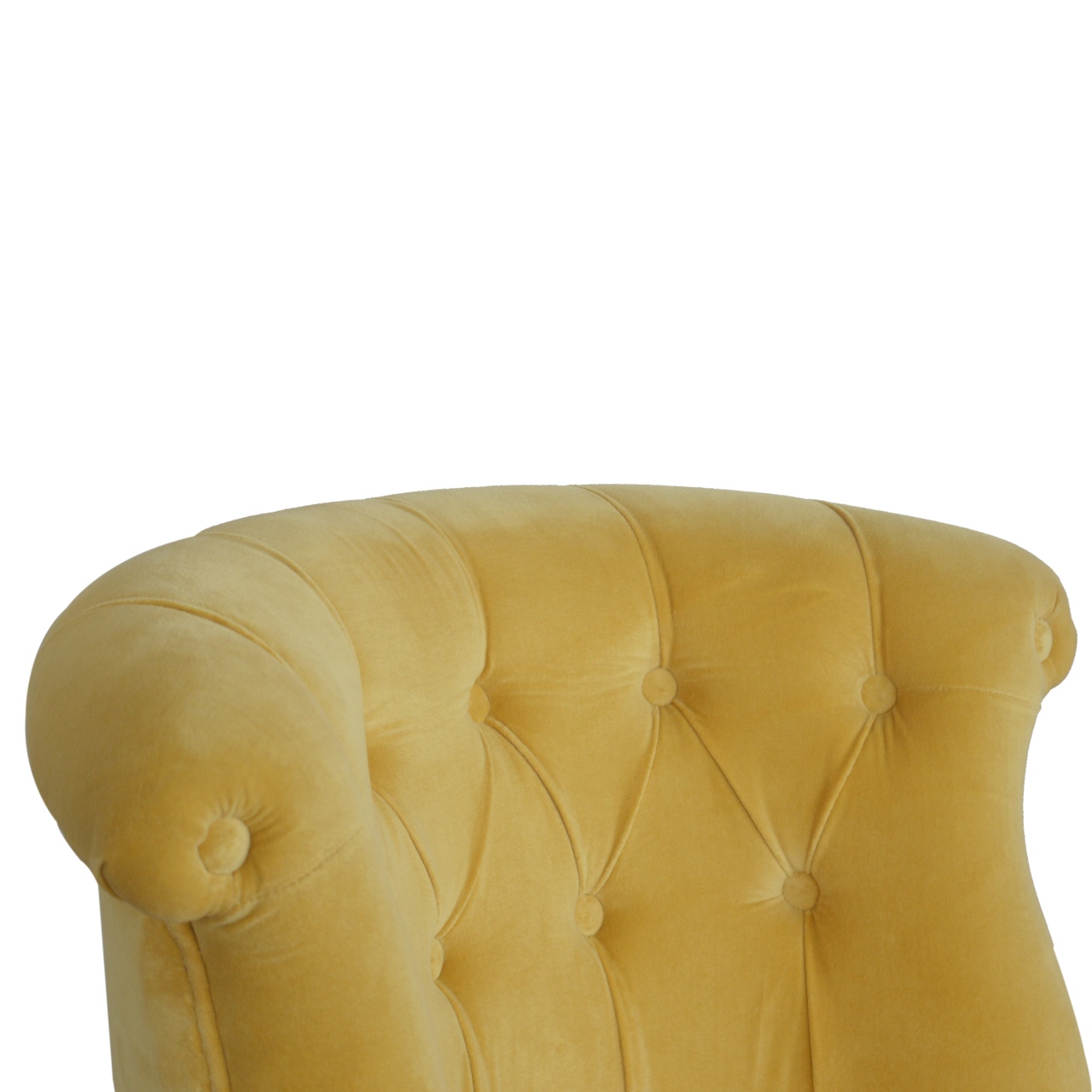 Mustard Velvet Accent Chair - Image 5
