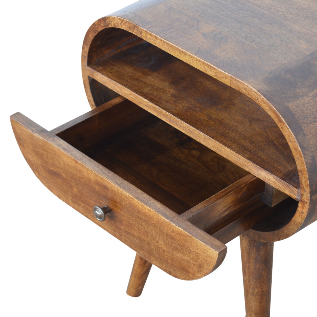 Chestnut 1 Drawer Nightstand - Image 4