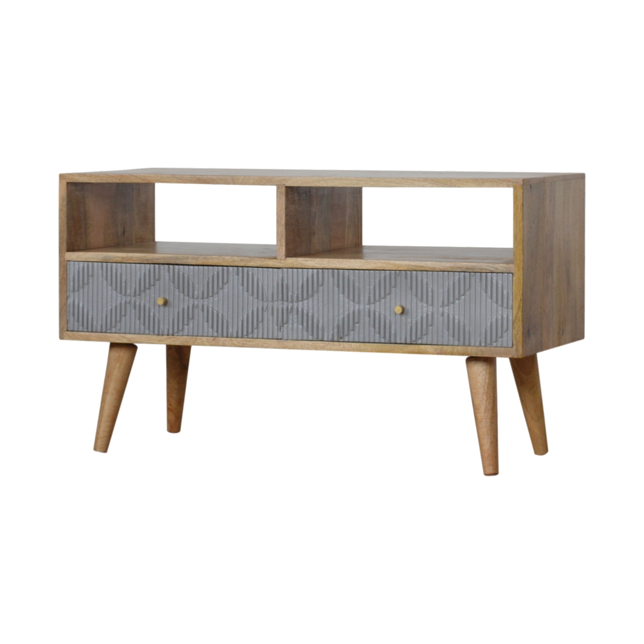 Geometric Carved Media Unit - Image 2