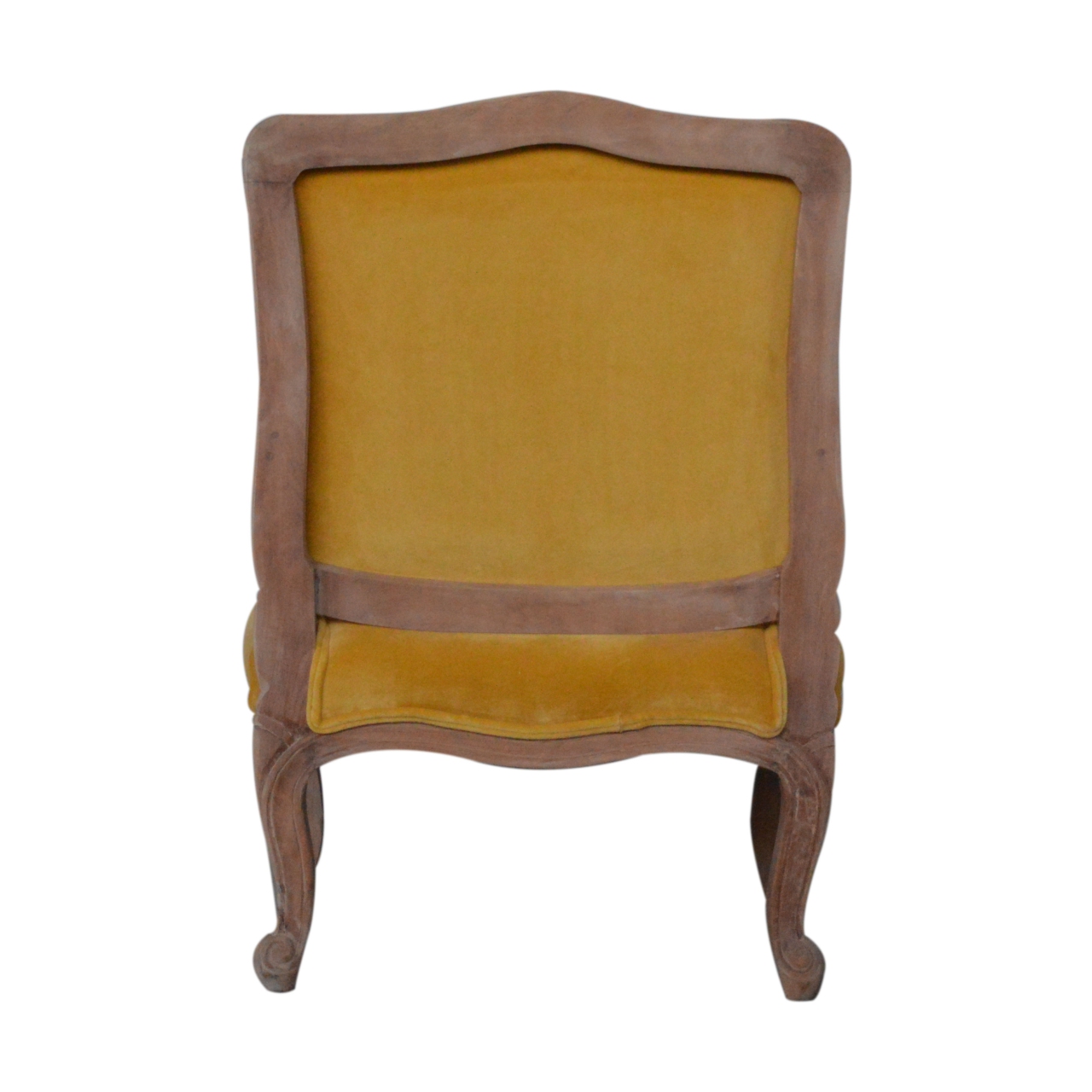 Mustard Velvet French Style Chair - Image 9