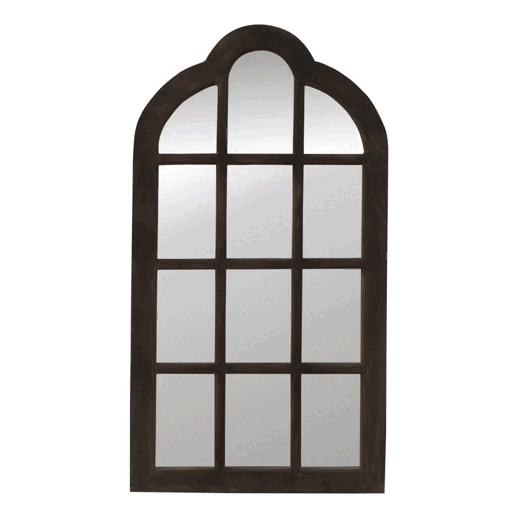 Mango Wood Arch Mirror Frame - Image 7