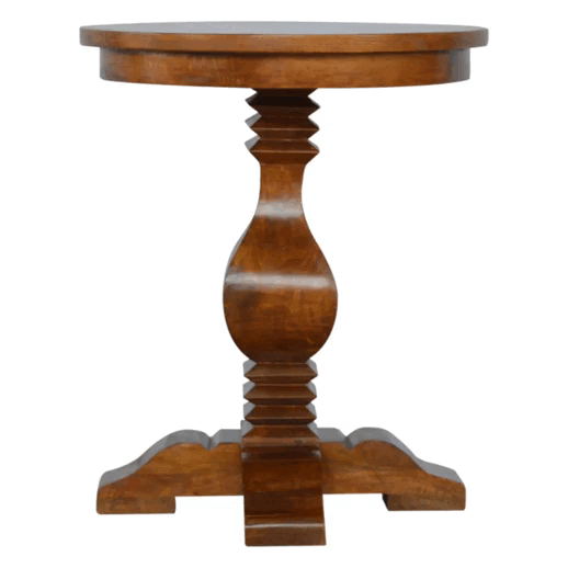 Round Pedestal Tea Table - Image 7