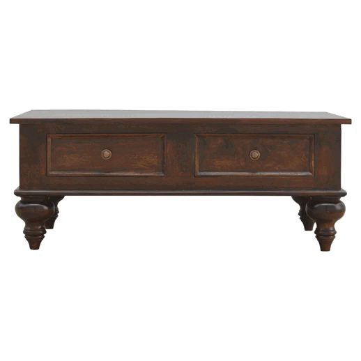 Turned 4 Drawer Coffee Table - Image 8