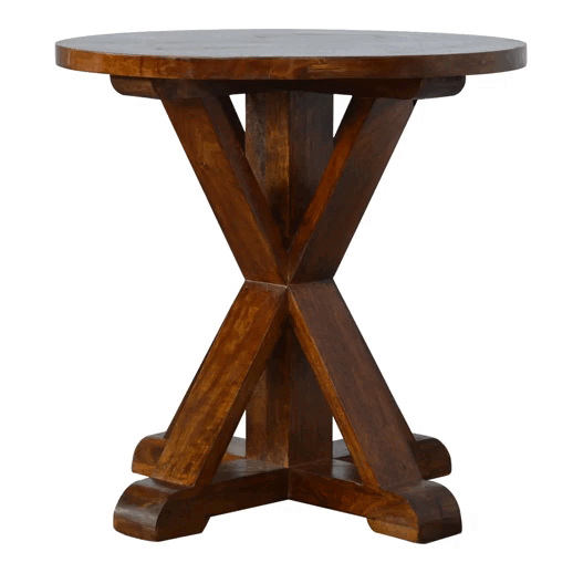 Chestnut Tristle Round Table - Image 7
