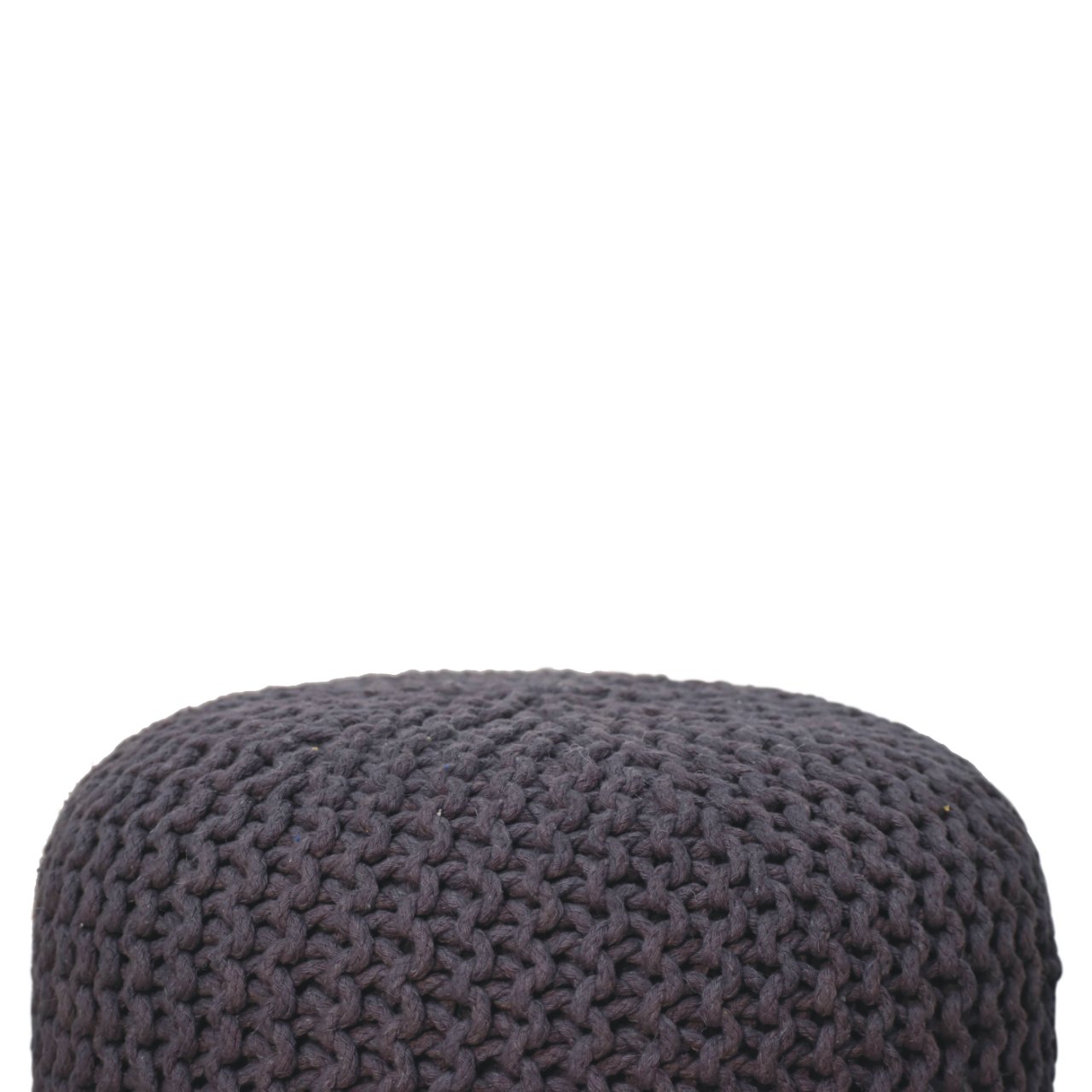 Keeva Grey Round Footstool - Image 6