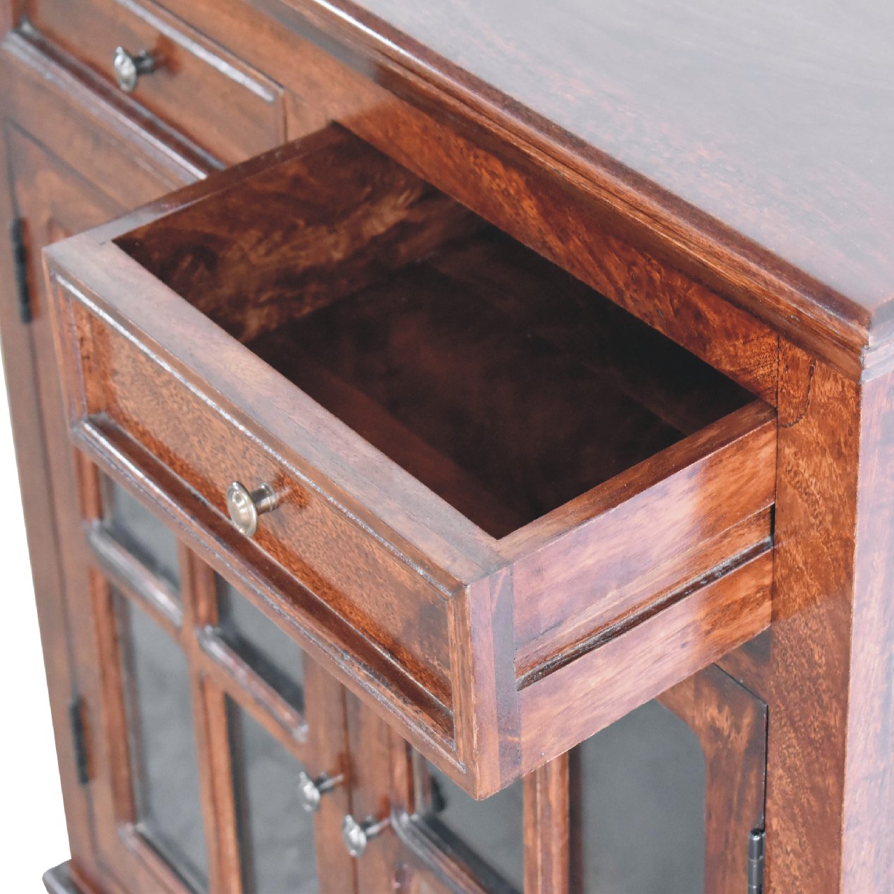 Cherry Glazed Cabinet - Image 8