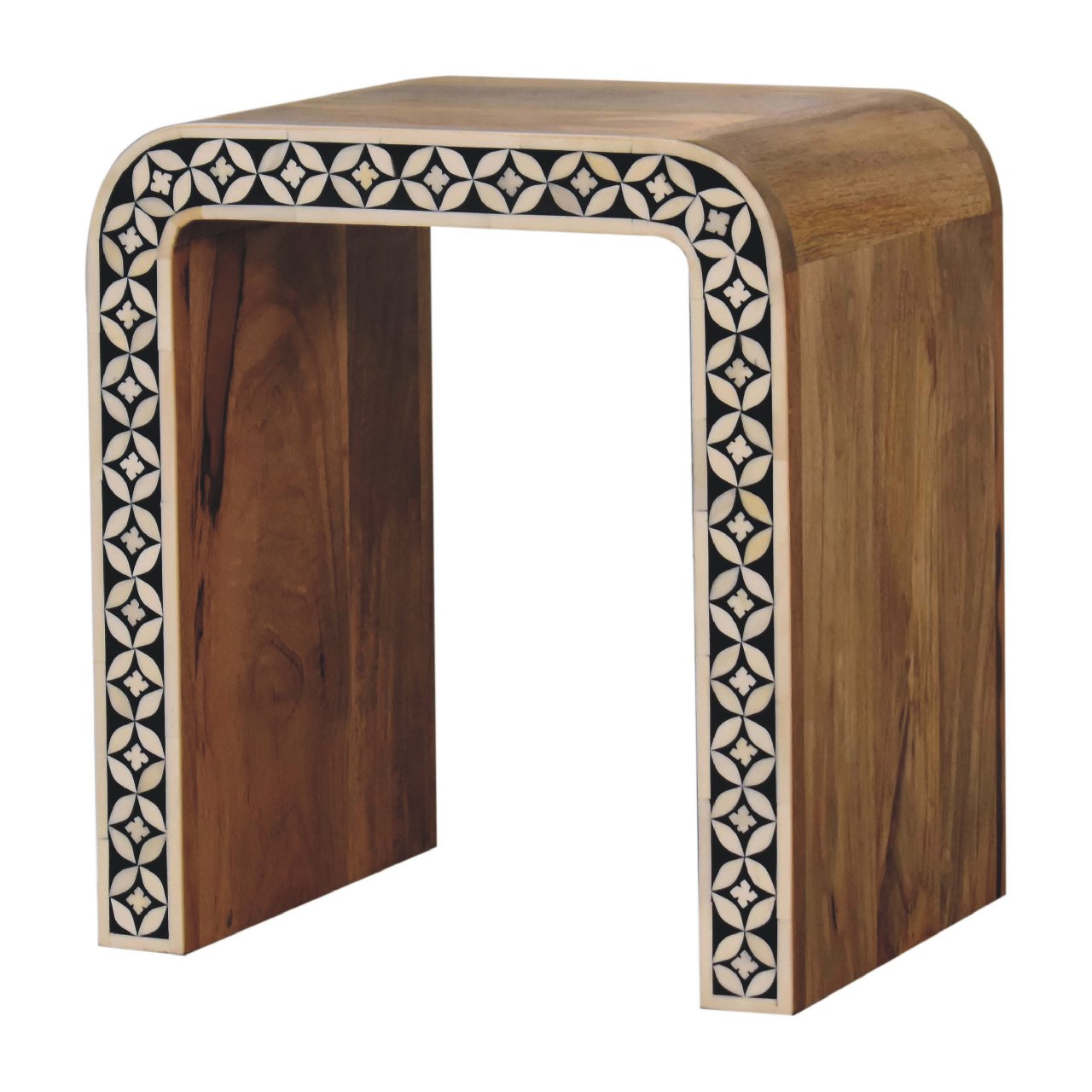 Edessa Bone Inlay End Table - Image 4