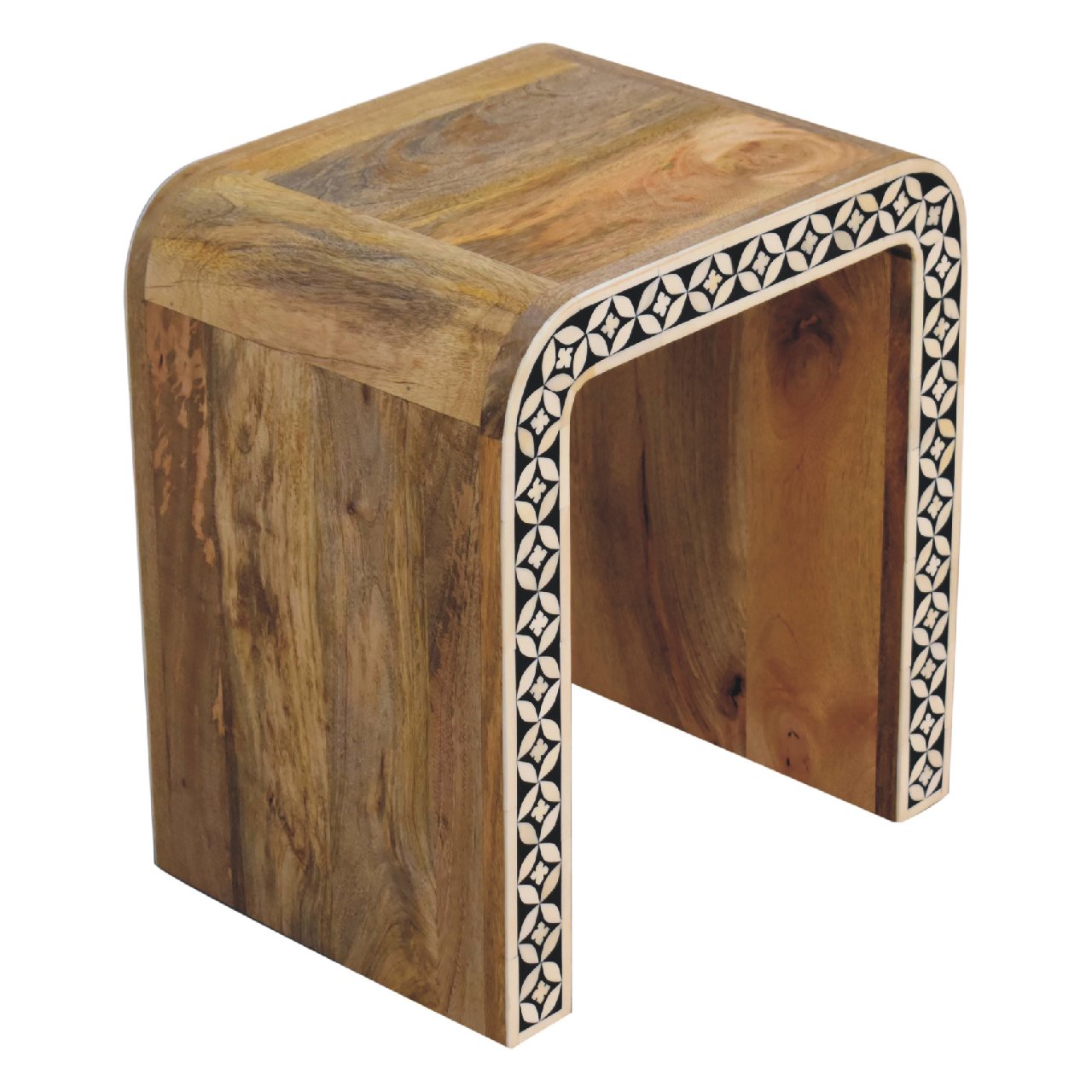 Edessa Bone Inlay End Table - Image 7