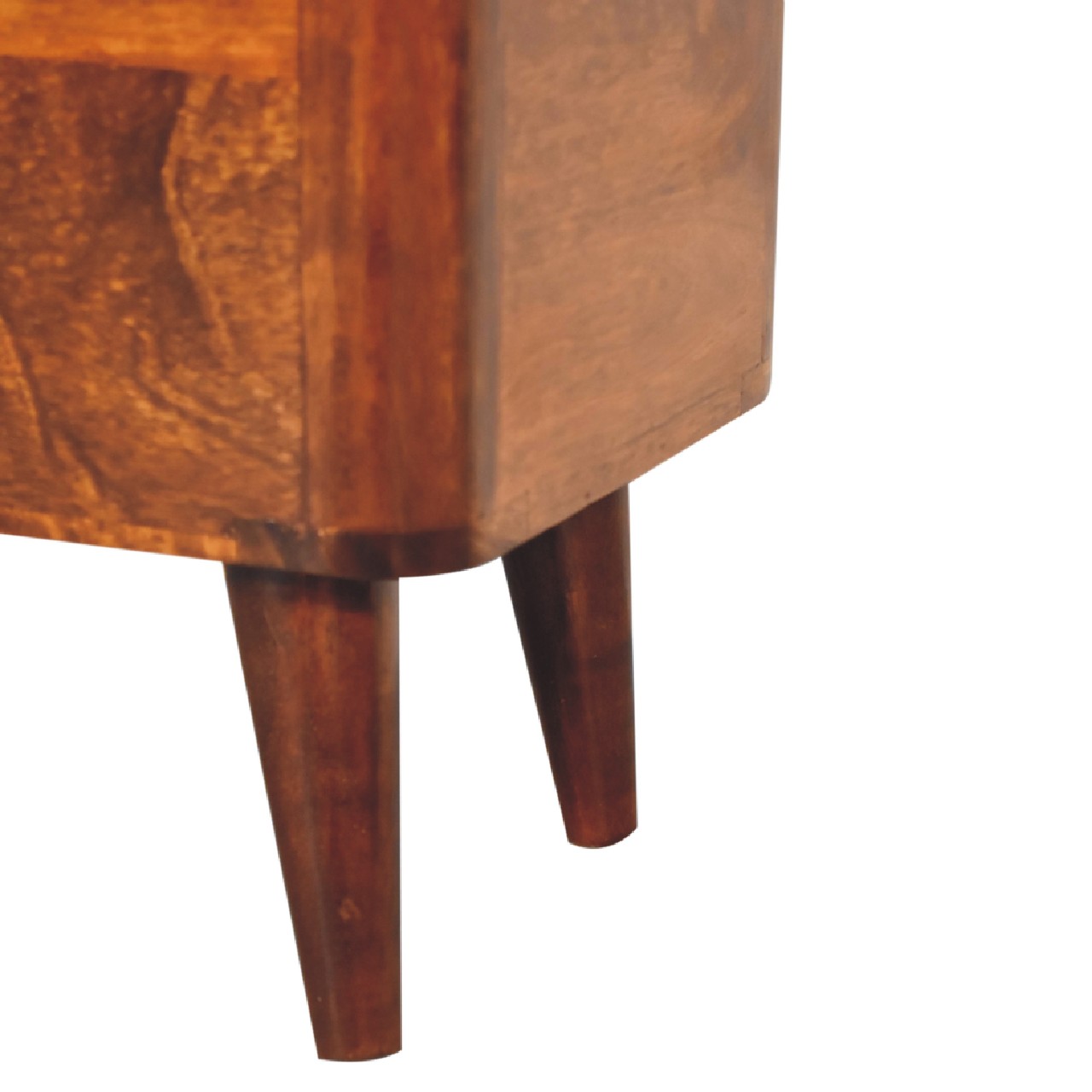 Chestnut Lid-up Storage Stool - Image 9