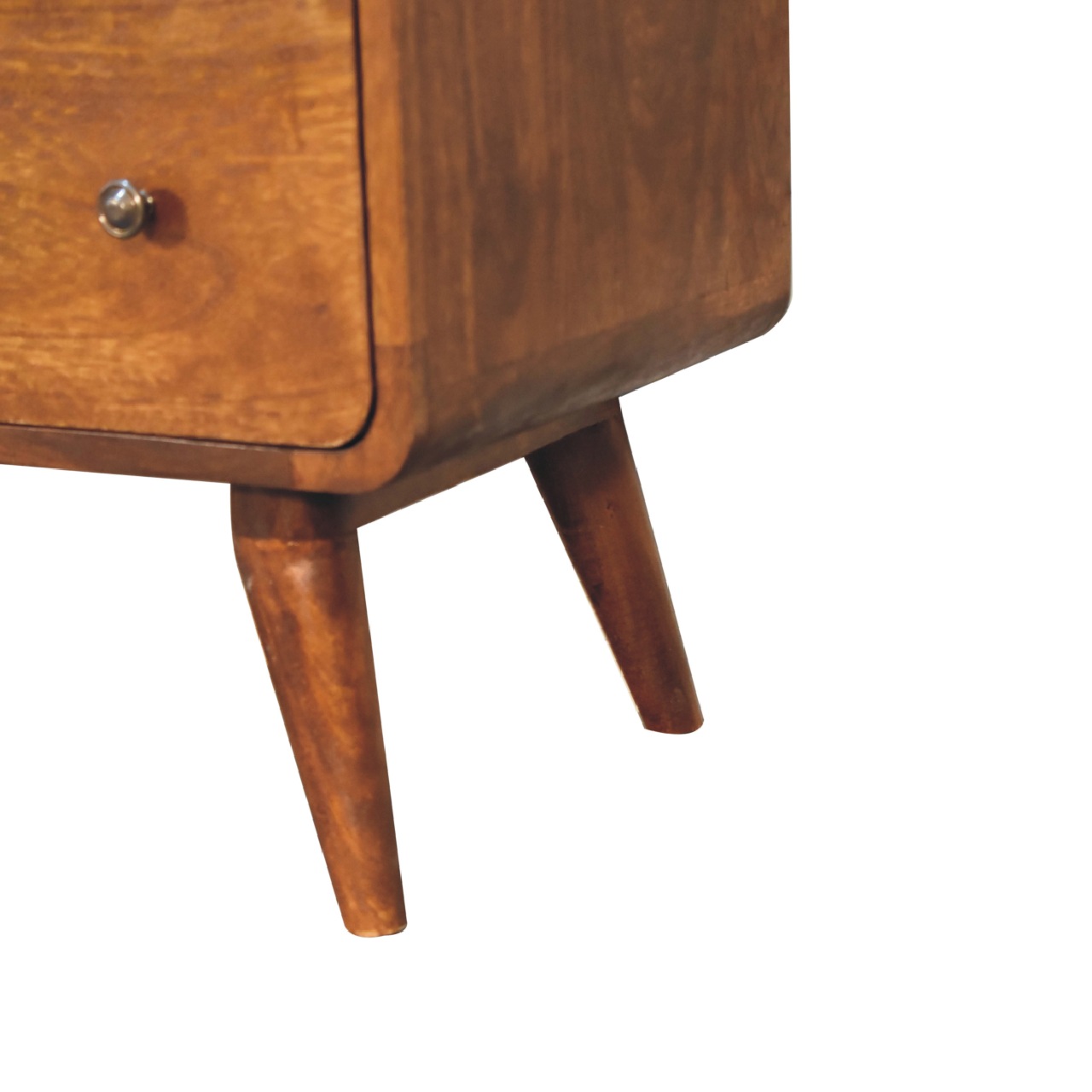 Large Curved Chestnut Chest - Image 8