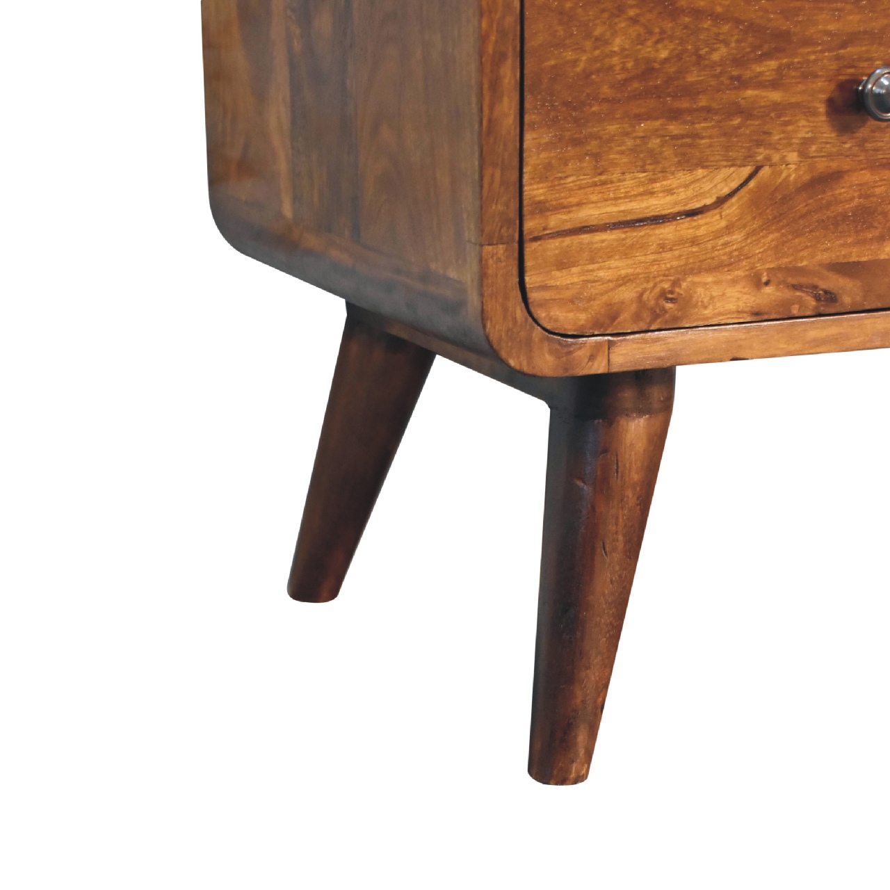 2 over 3 Curved Chestnut Chest - Image 8