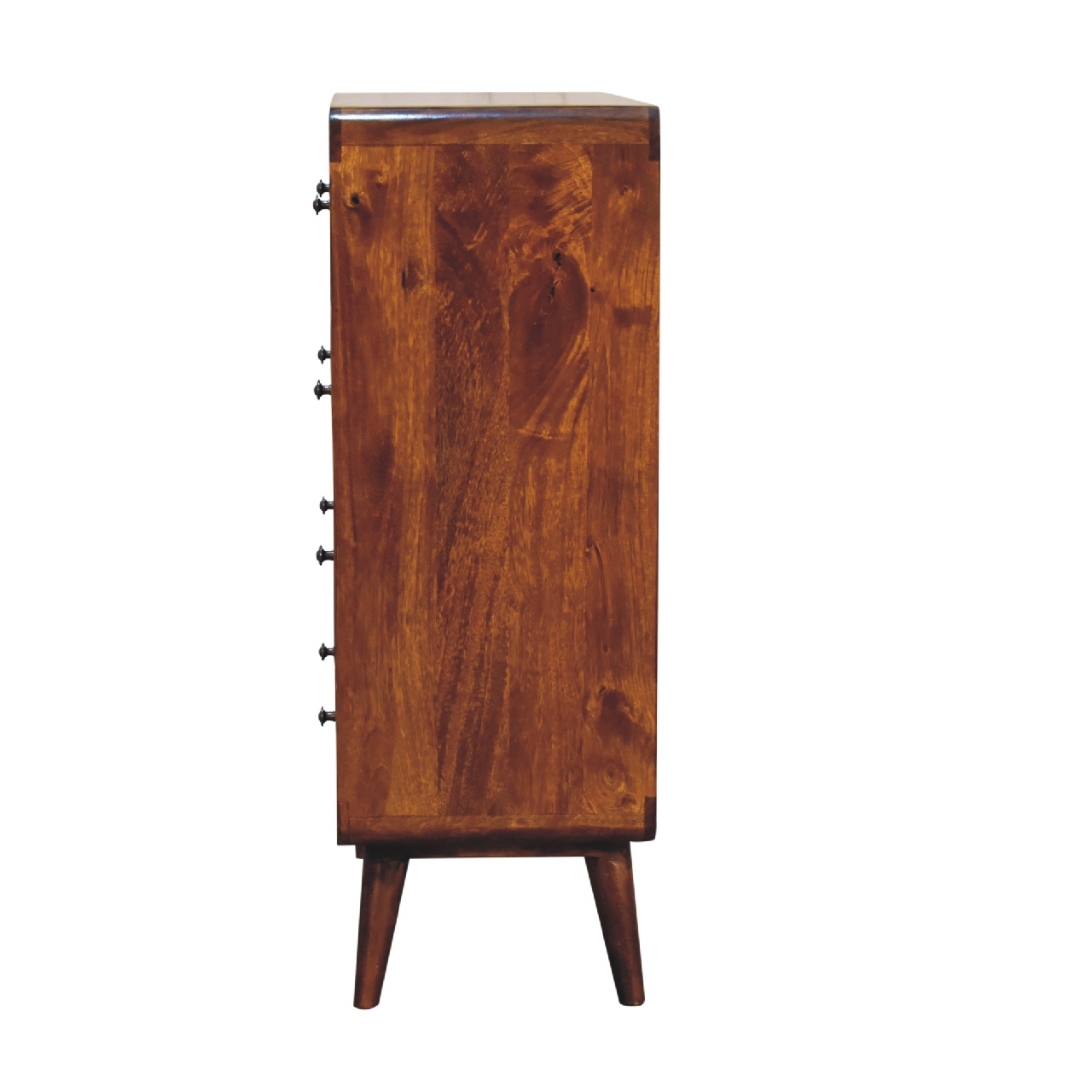 2 over 3 Curved Chestnut Chest - Image 9