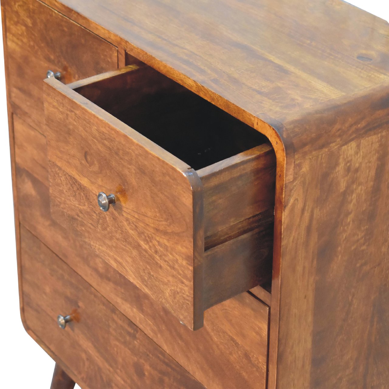 2 over 2 Curved Chesnut Chest - Image 7