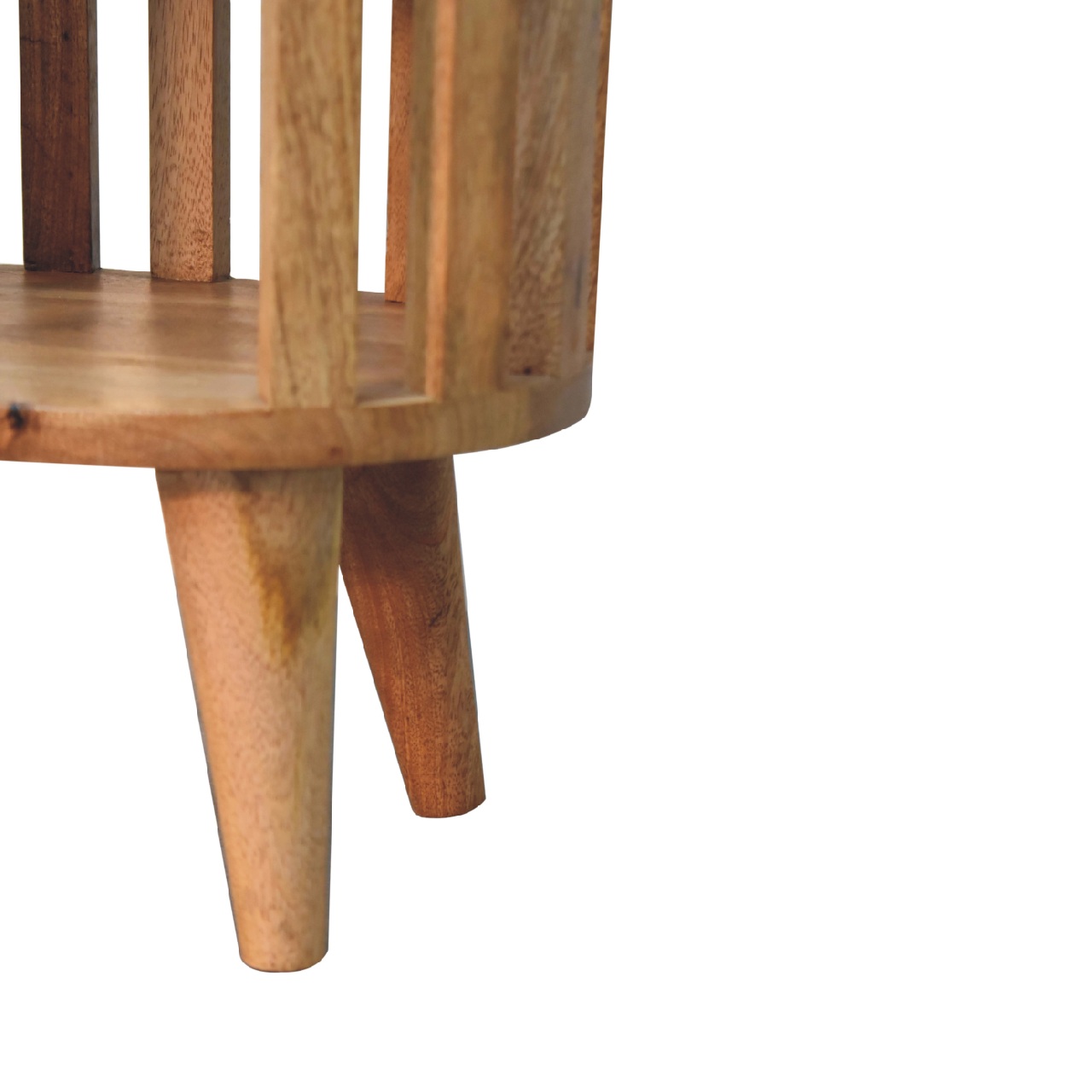 Ariella Double Shelf Oak-ish Bedside - Image 8