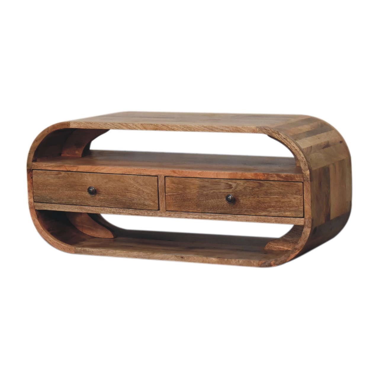 2 Drawer Curved Edge Media Unit - Image 3