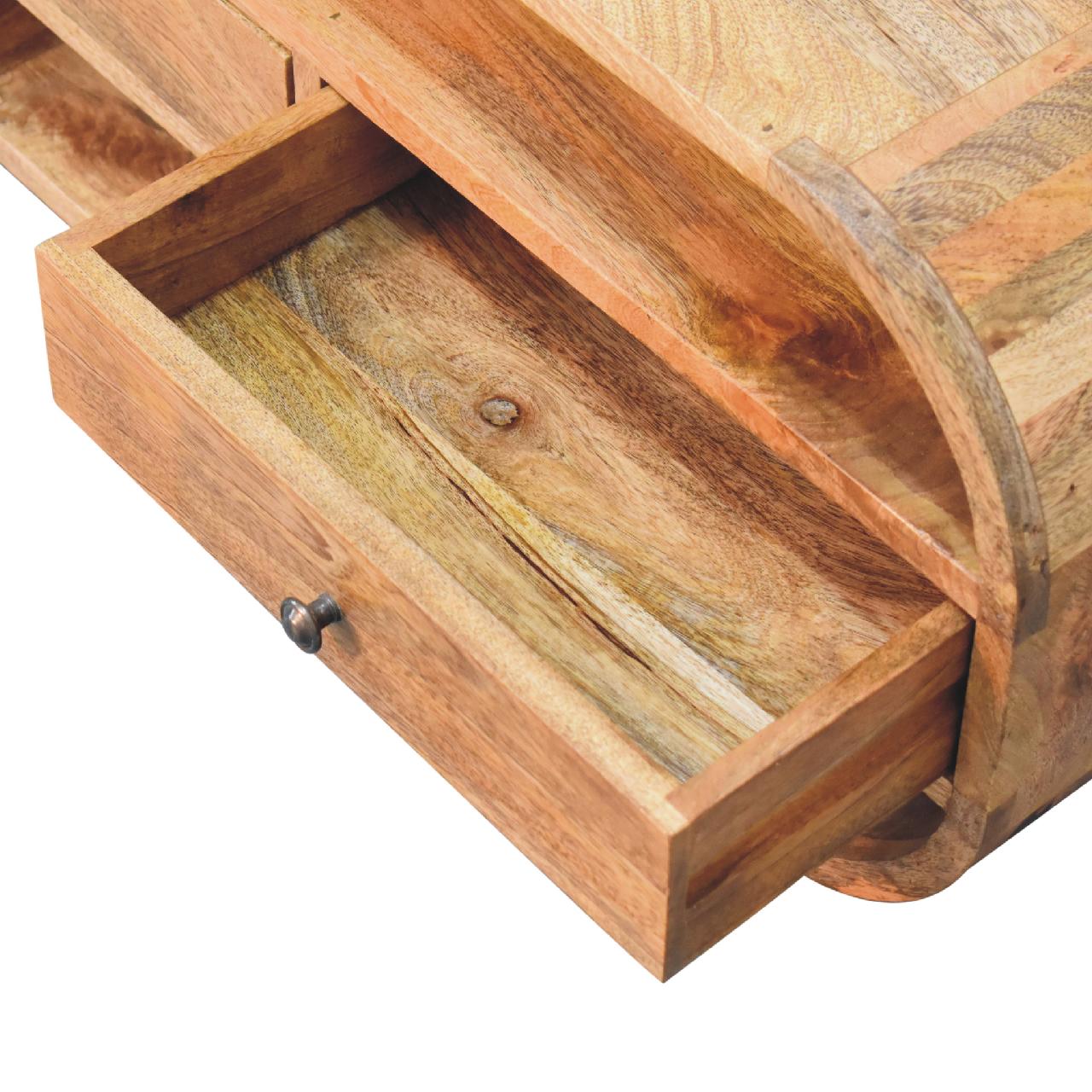 2 Drawer Curved Edge Media Unit - Image 7