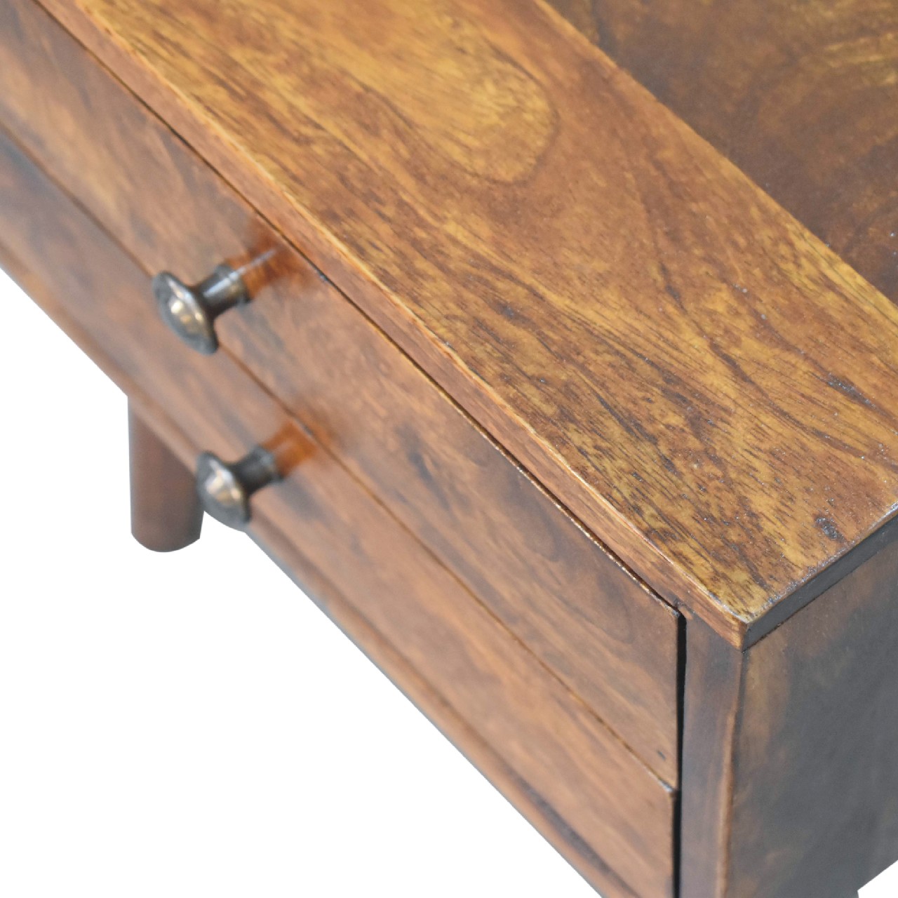 Mini Chestnut Modern Bedside - Image 6