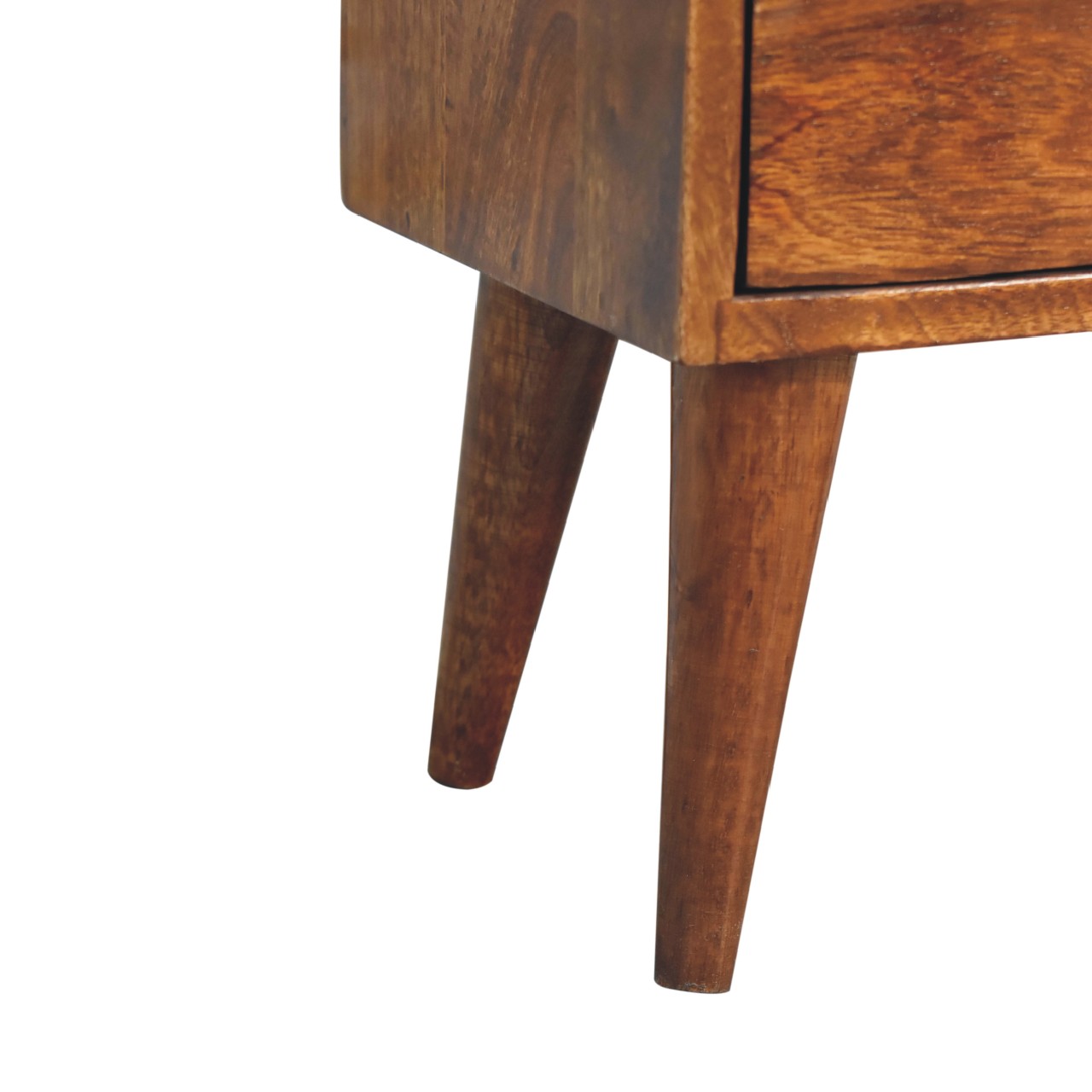 Mini Chestnut Modern Bedside - Image 8