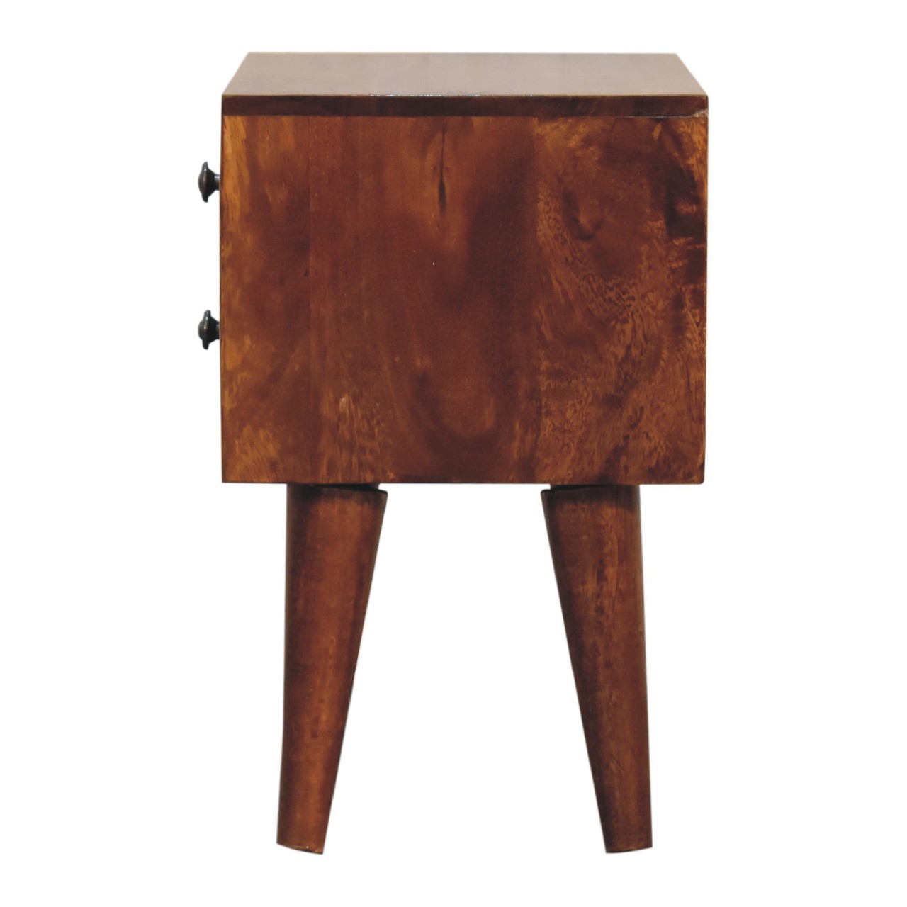 Mini Chestnut Modern Bedside - Image 9