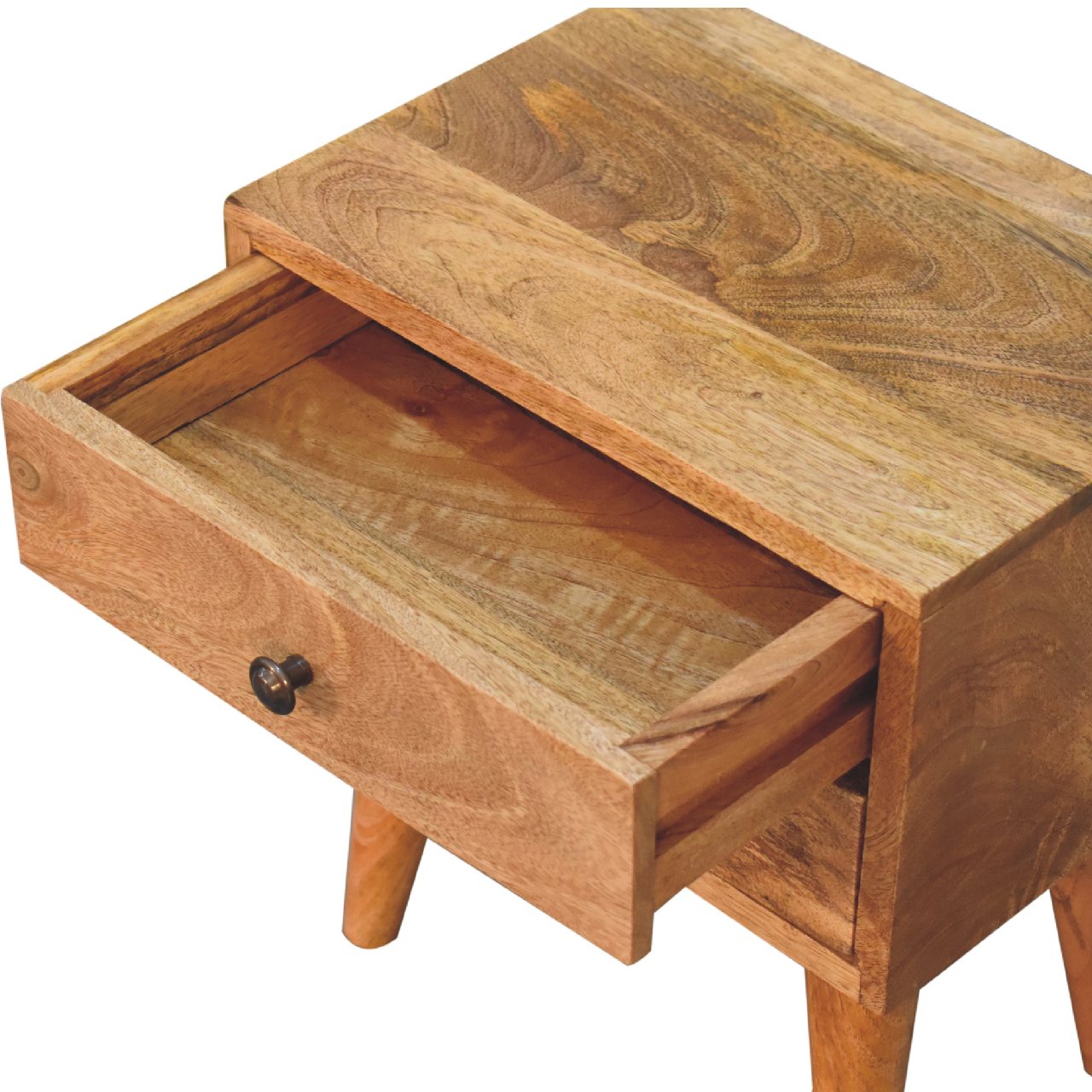 Mini Oak-ish Modern Bedside - Image 7