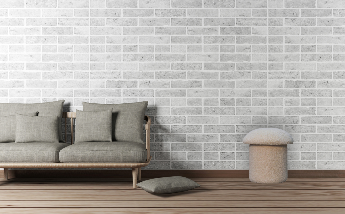 Cream Boucle Mushroom Footstool - Image 9