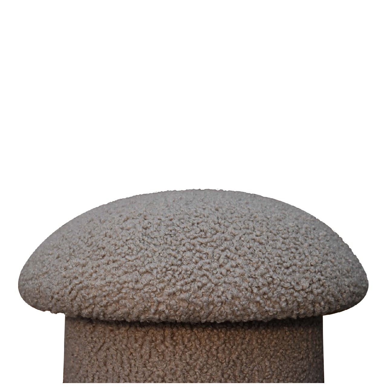 Mud Boucle Mushroom Footstool - Image 4