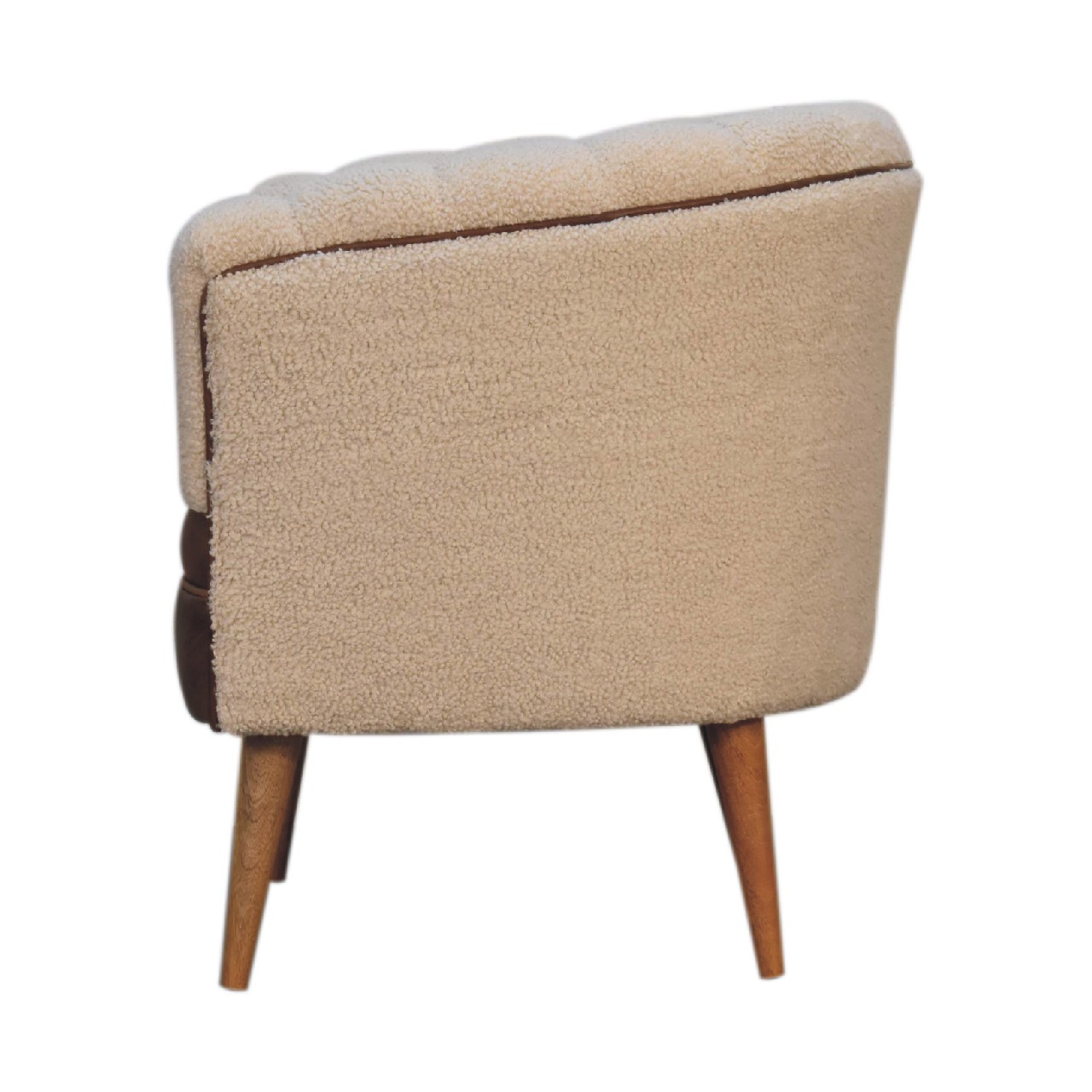Boucle Cream Buffalo Armchair - Image 9