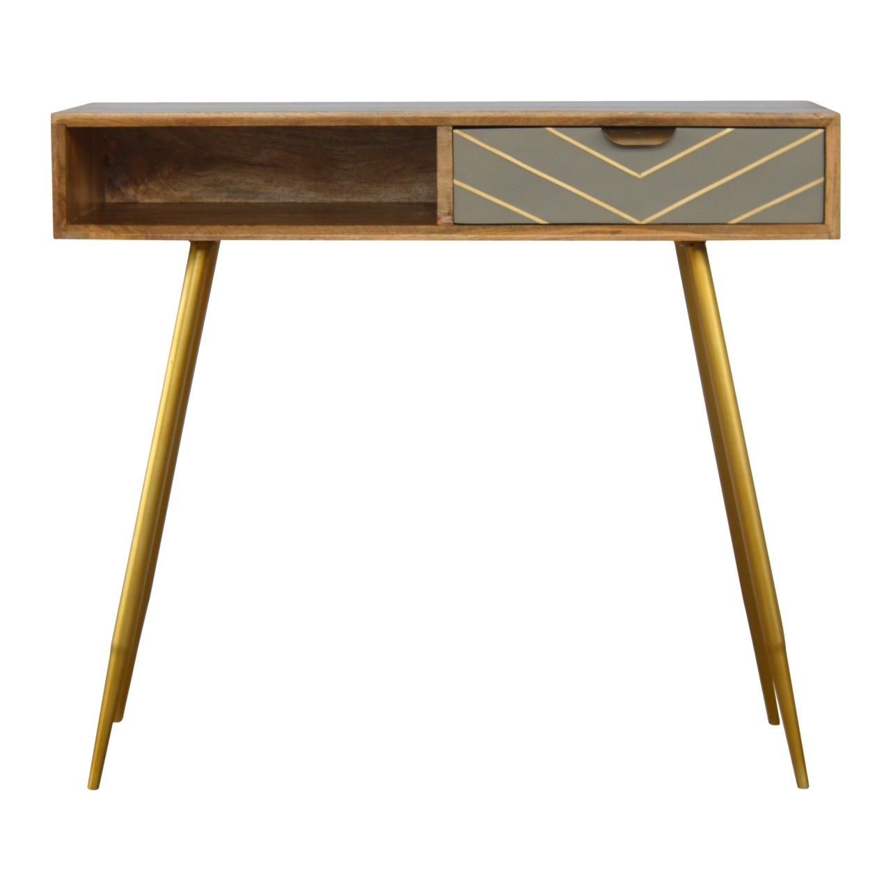 Cement Brass Writing Desk - Image 2