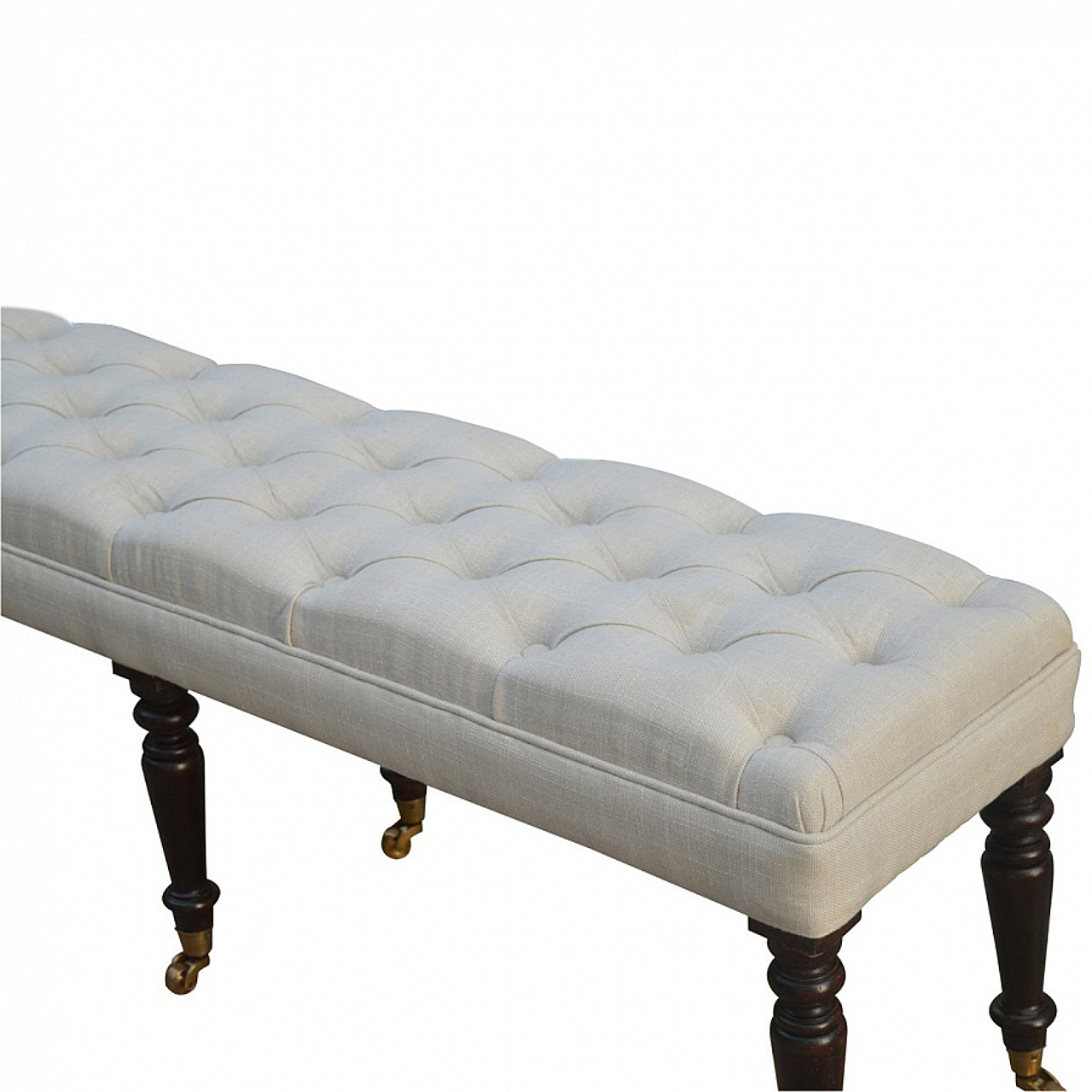 Mango Hallway Castor Bench - Image 4