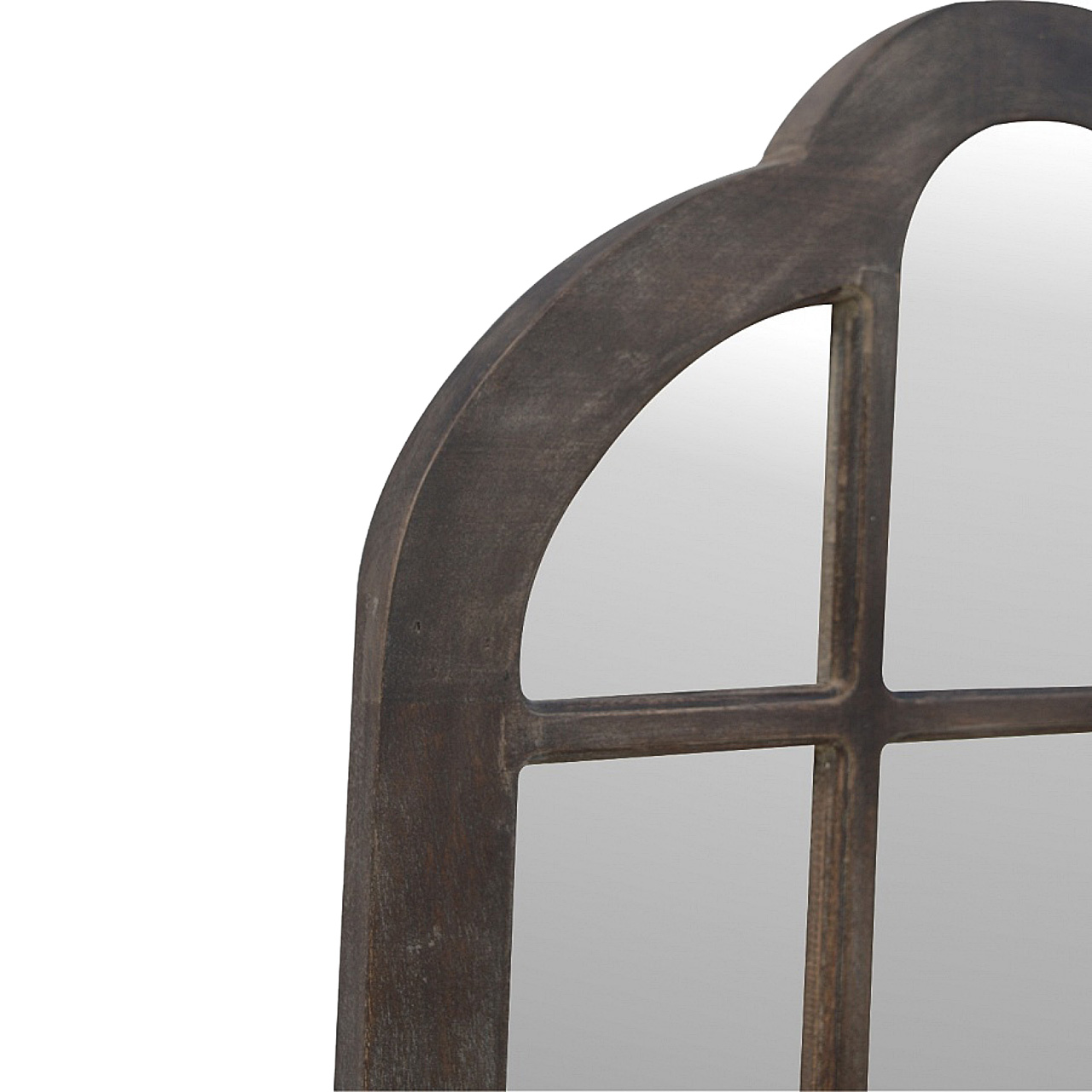 Mango Wood Arch Mirror Frame - Image 5