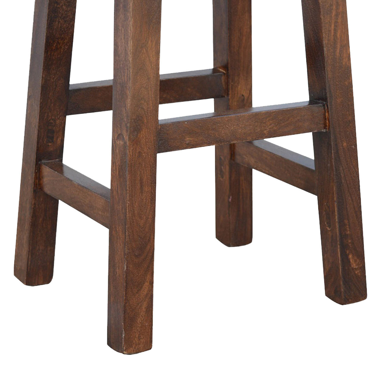 Buffalo Brass Leather Bar Stool - Image 7