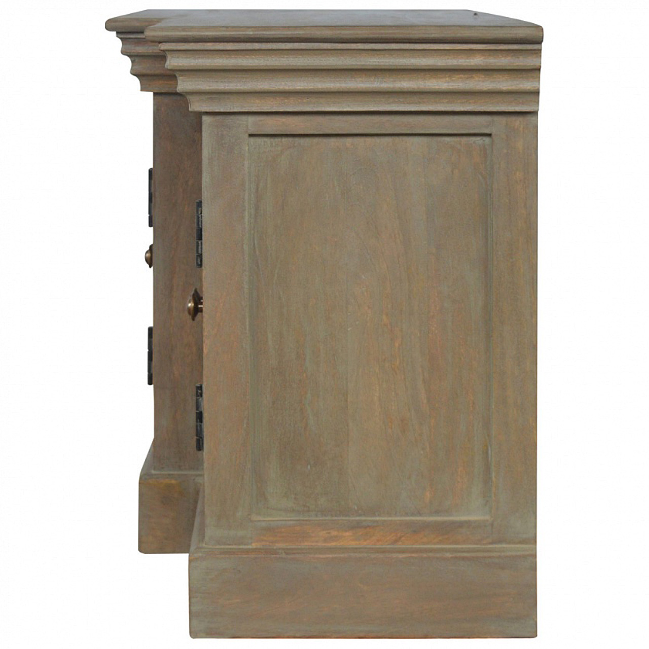 Grey Wash Shutter TV Cabinet - Image 6