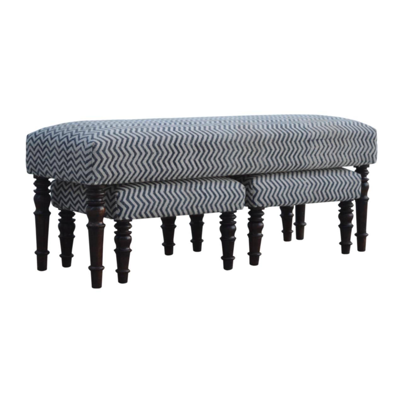 Natural Jute Set of 3 Benches - Image 2