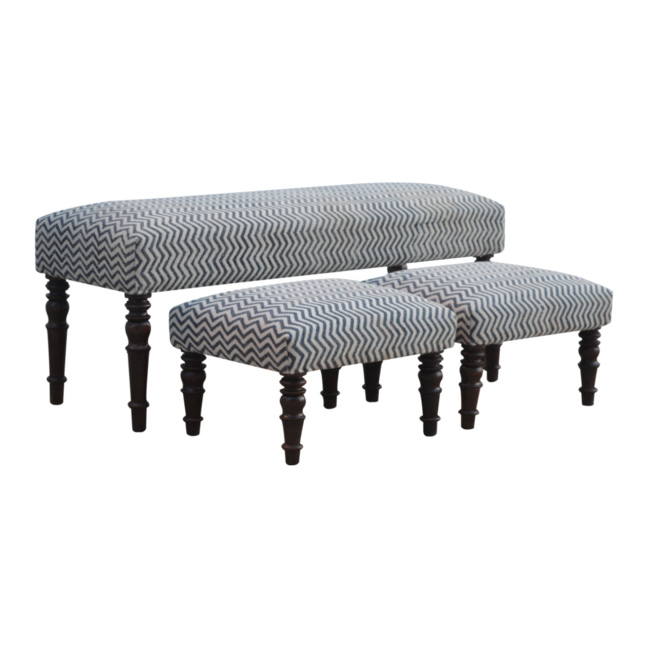 Natural Jute Set of 3 Benches - Image 3