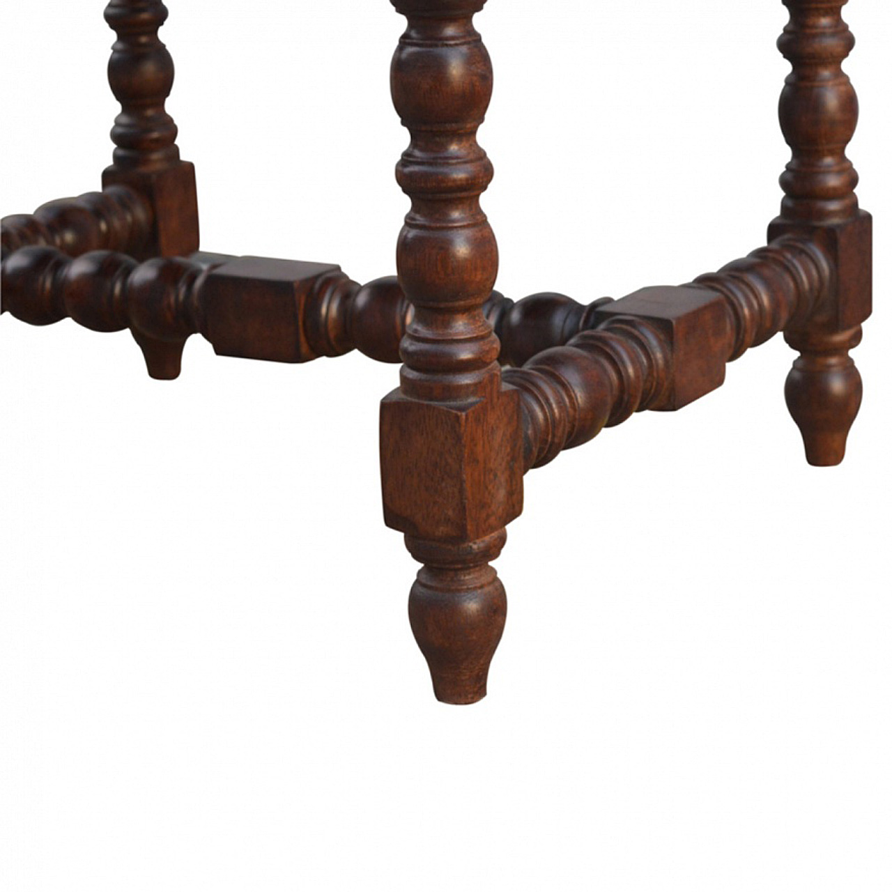 White Linen Occasional Footstool - Image 6