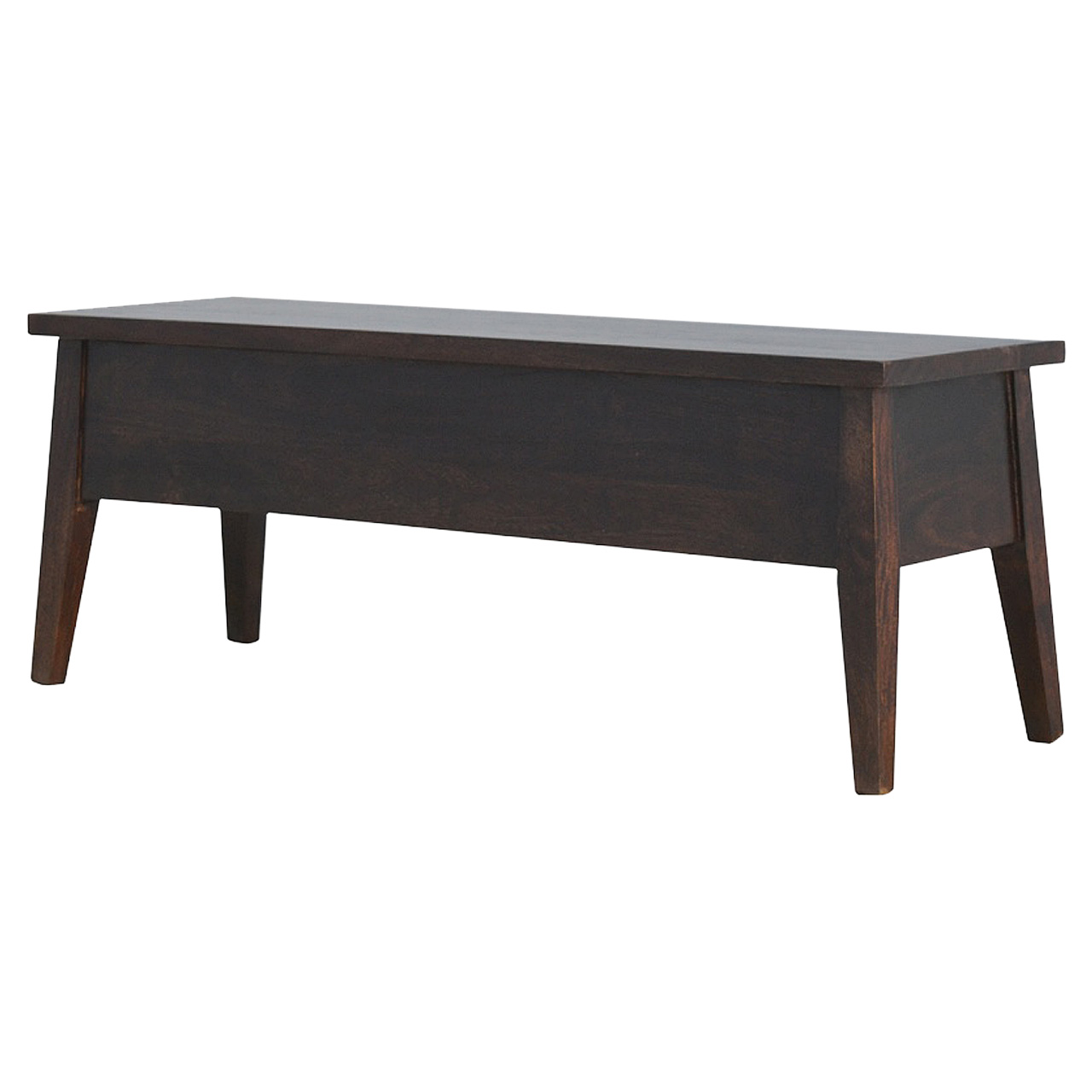 Walnut Hallway Storage Bench - Image 3