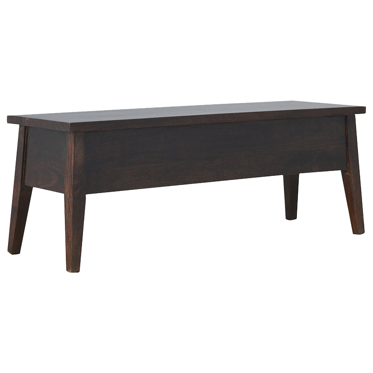 Walnut Hallway Storage Bench - Image 2