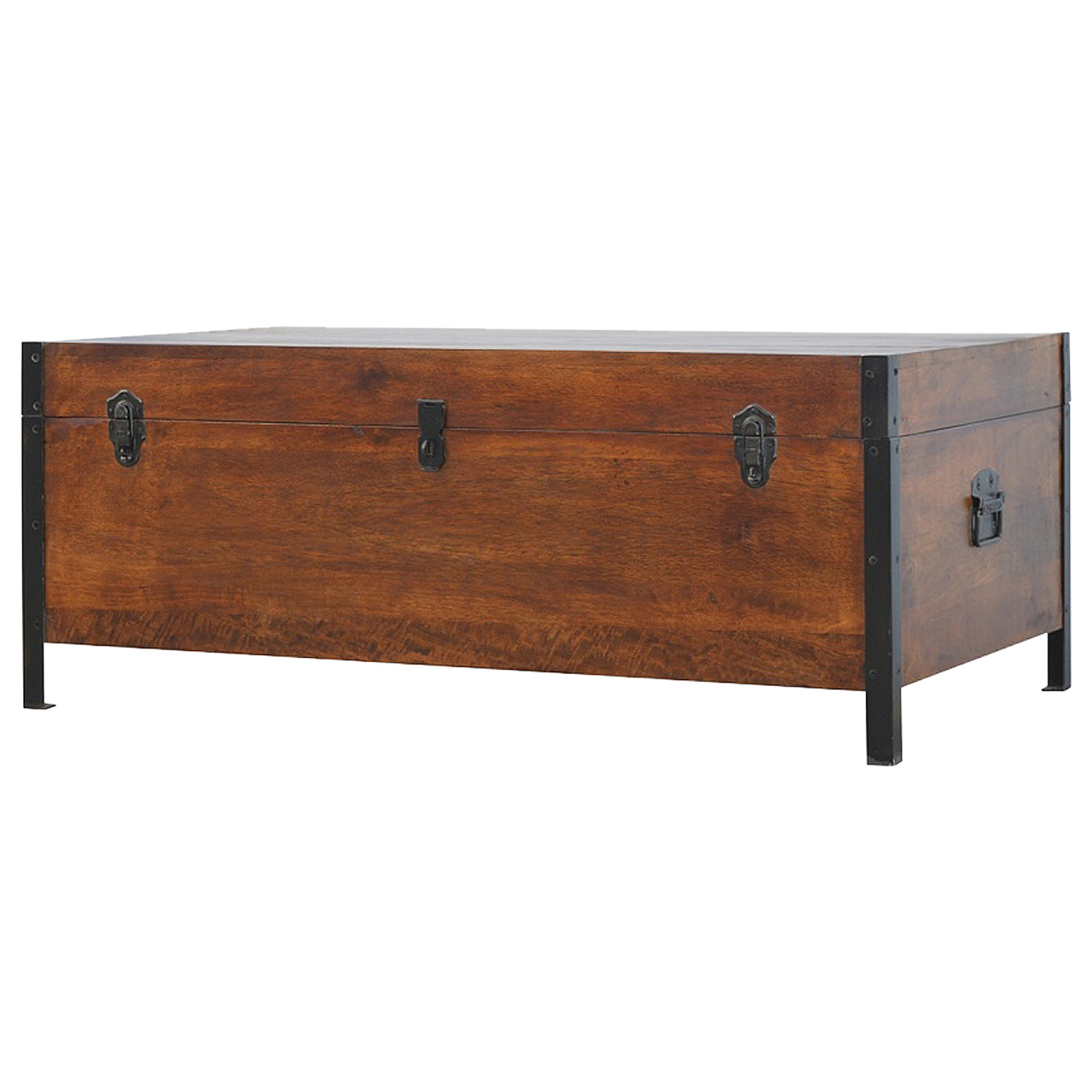 Industrial Lid up Blanket Box - Image 3