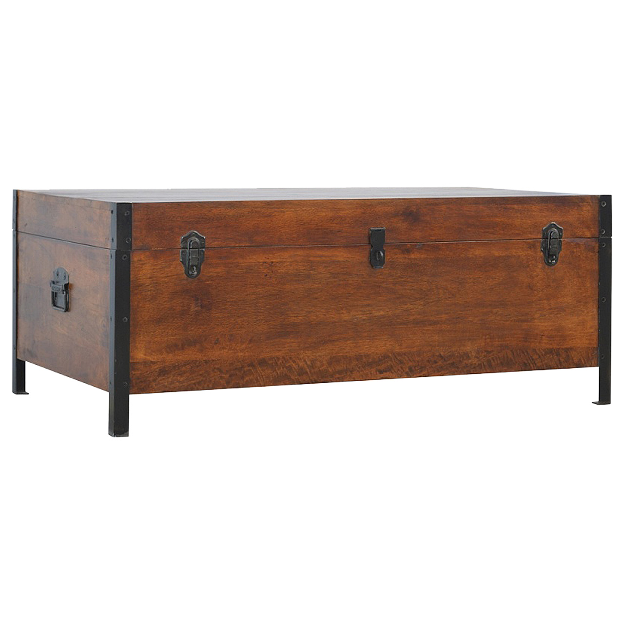 Industrial Lid up Blanket Box - Image 2