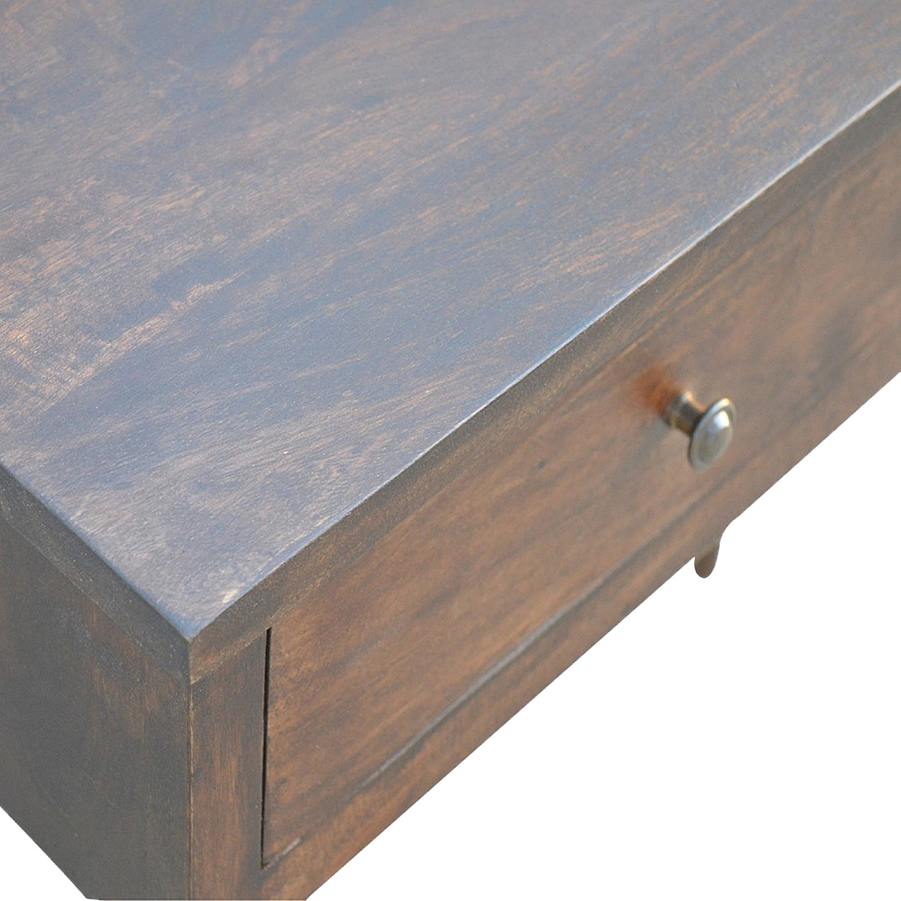 2 Drawer Walnut Hallway Console - Image 7
