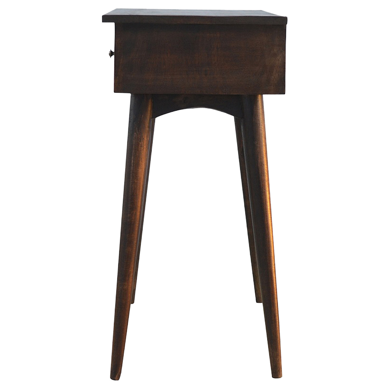2 Drawer Walnut Hallway Console - Image 8