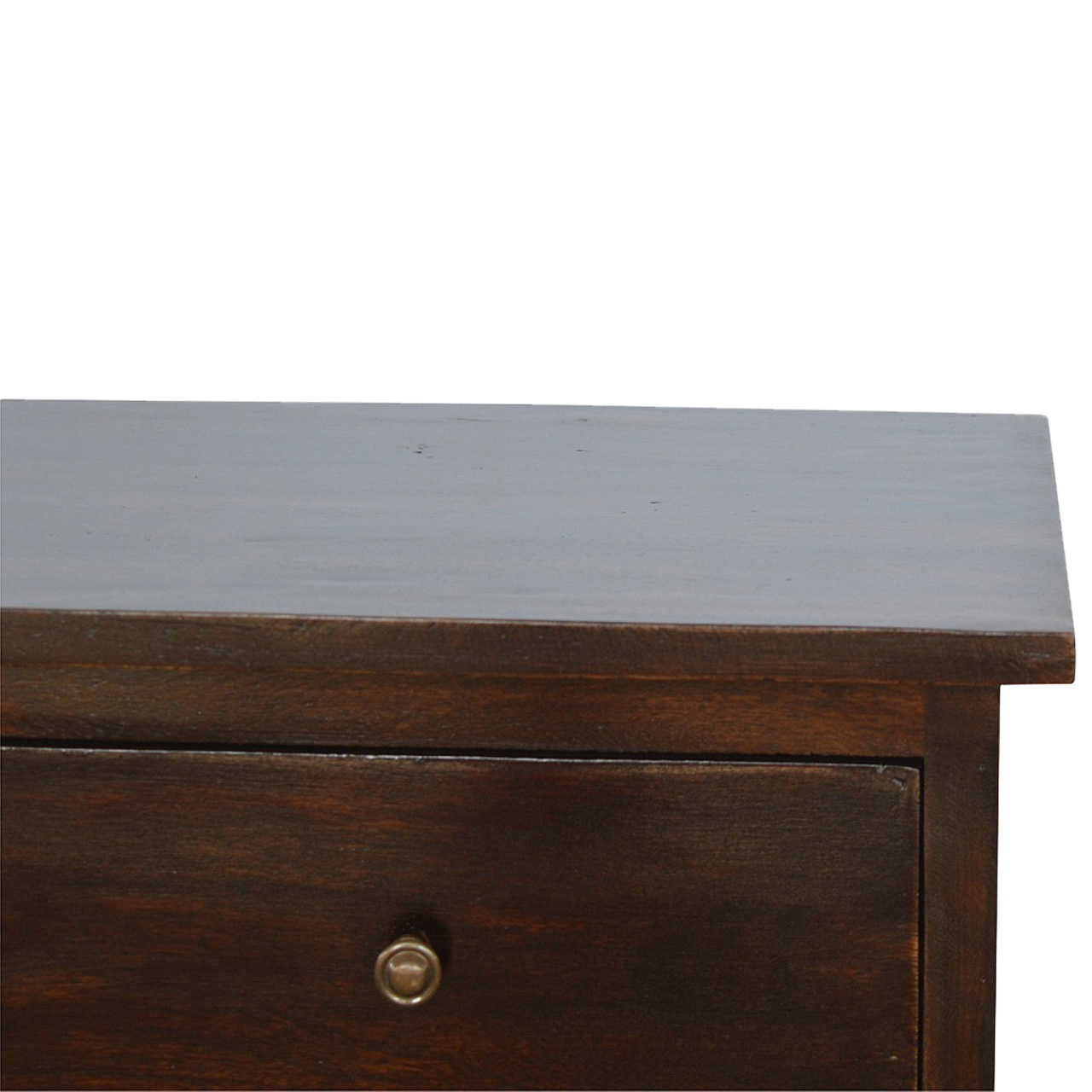 Walnut 2 Drawer Nordic Bedside - Image 5
