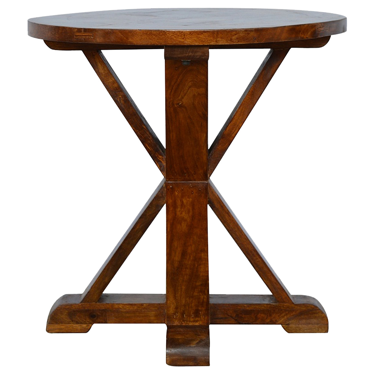 Chestnut Tristle Round Table - Image 2